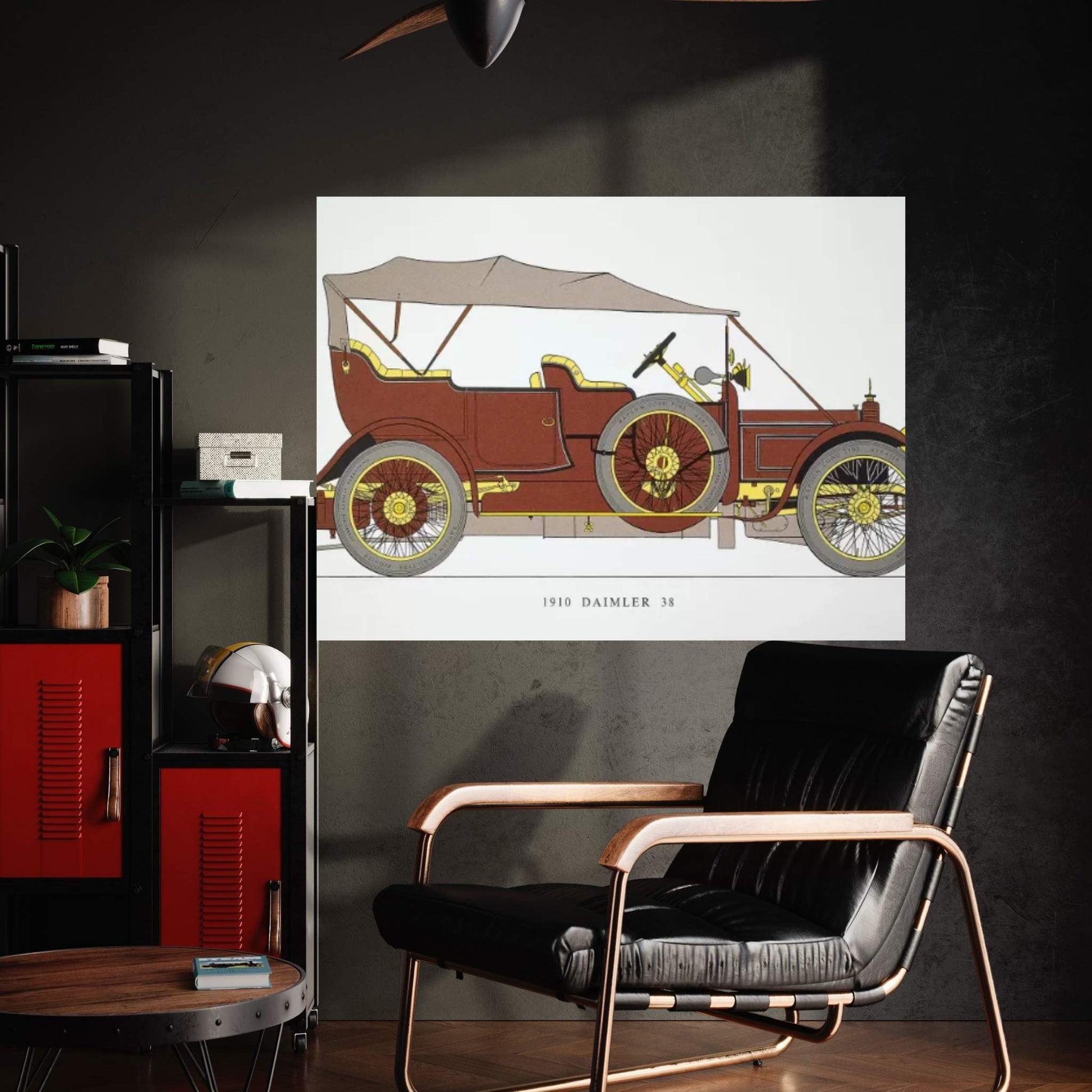 Auto: Daimler 38 Hp, 1910 Canvas Wall Art - Y Canvas