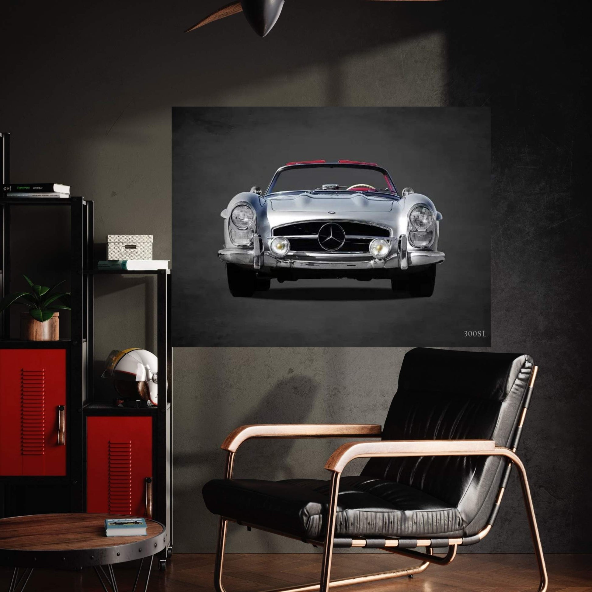 1958 Mercedes Benz 300SL Canvas Wall Art - Y Canvas