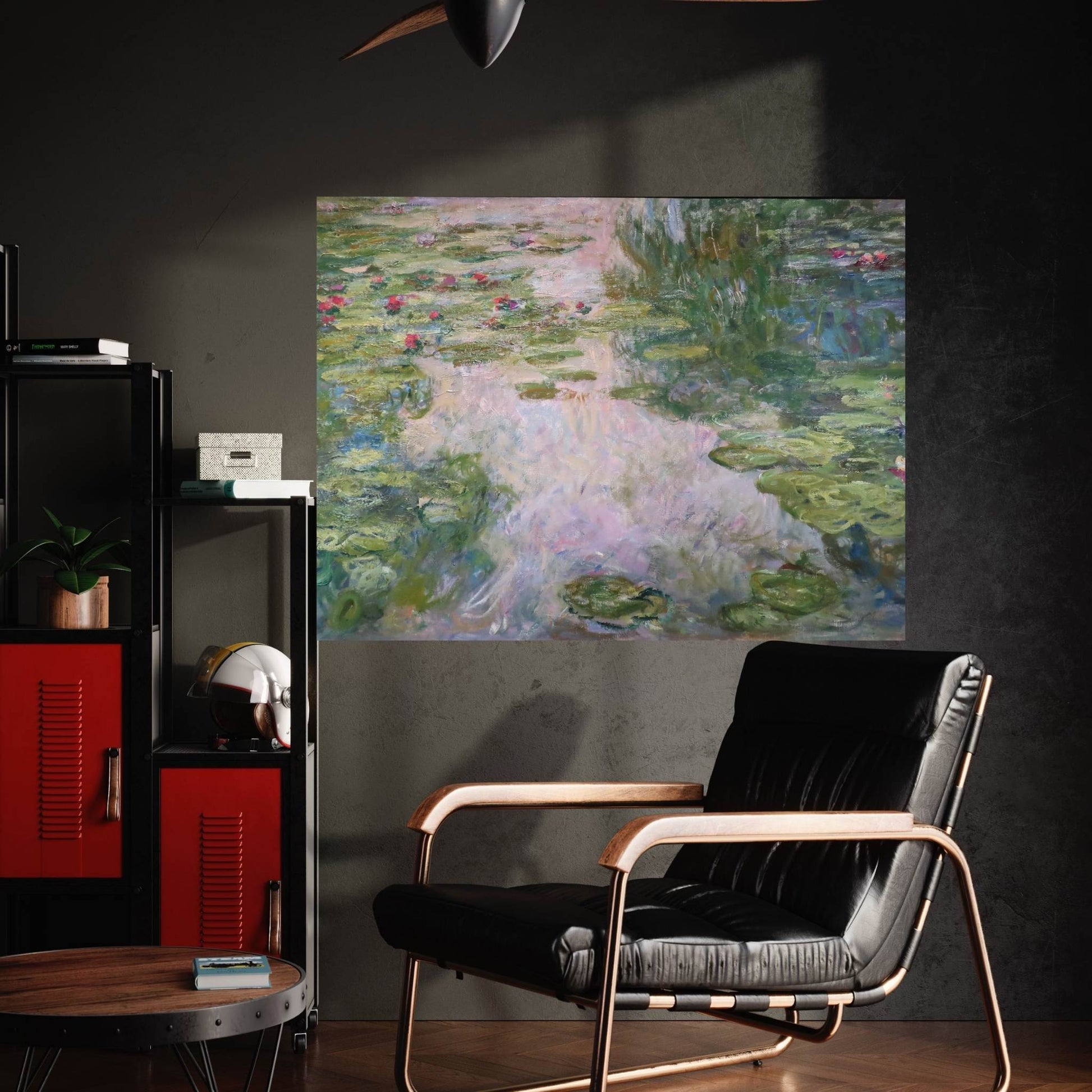 Water Lilies Canvas Wall Art - Y Canvas