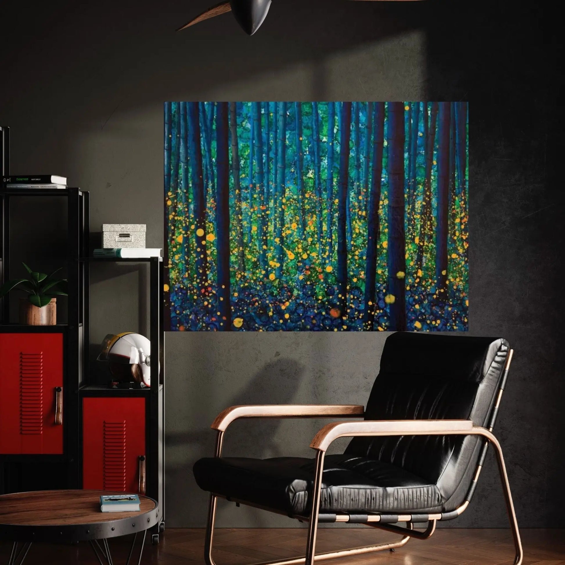 Fireflies Canvas Wall Art - Y Canvas