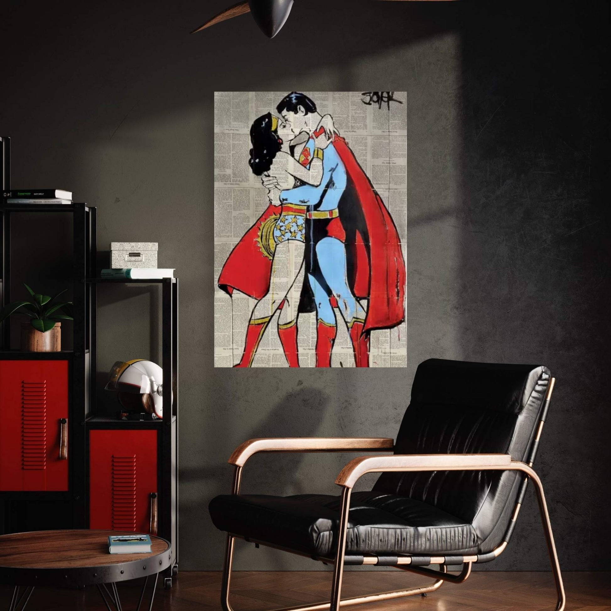 Super Love Canvas Wall Art - Y Canvas