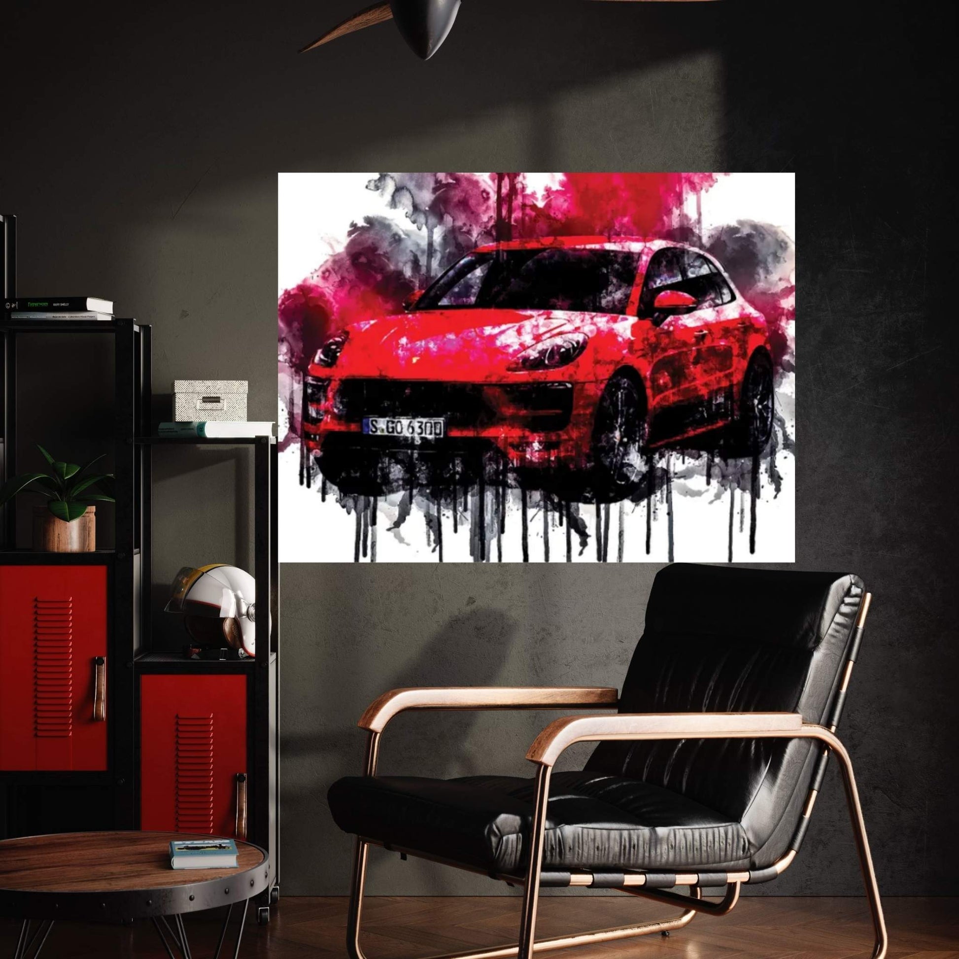 2017 Porsche Macan GTS Canvas Wall Art - Y Canvas