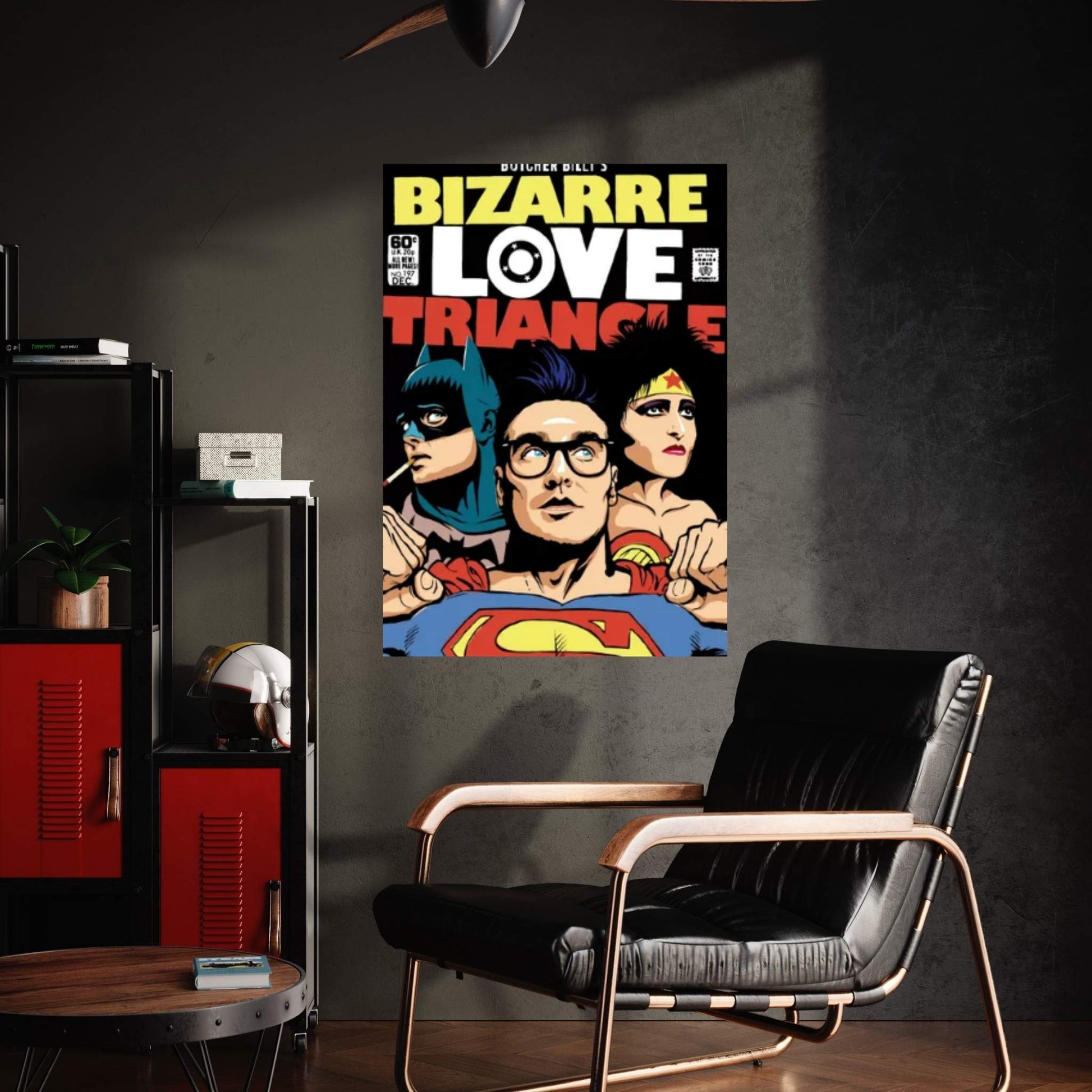 Bizarre Love Triangle - The Post-Punk Edition Canvas Wall Art - Y Canvas