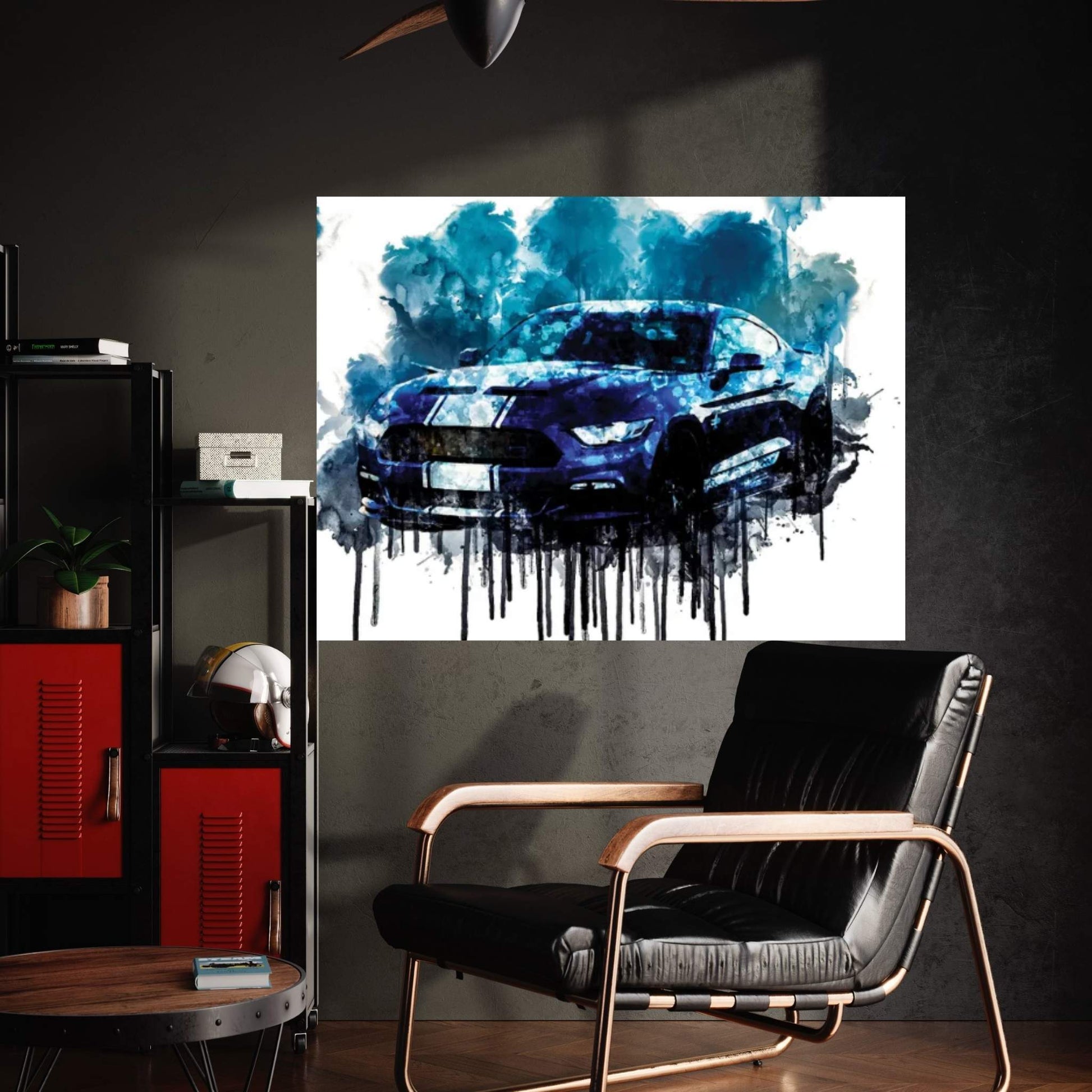 2017 Shelby Super Snake Vehicle CCLXXXIII Canvas Wall Art - Y Canvas