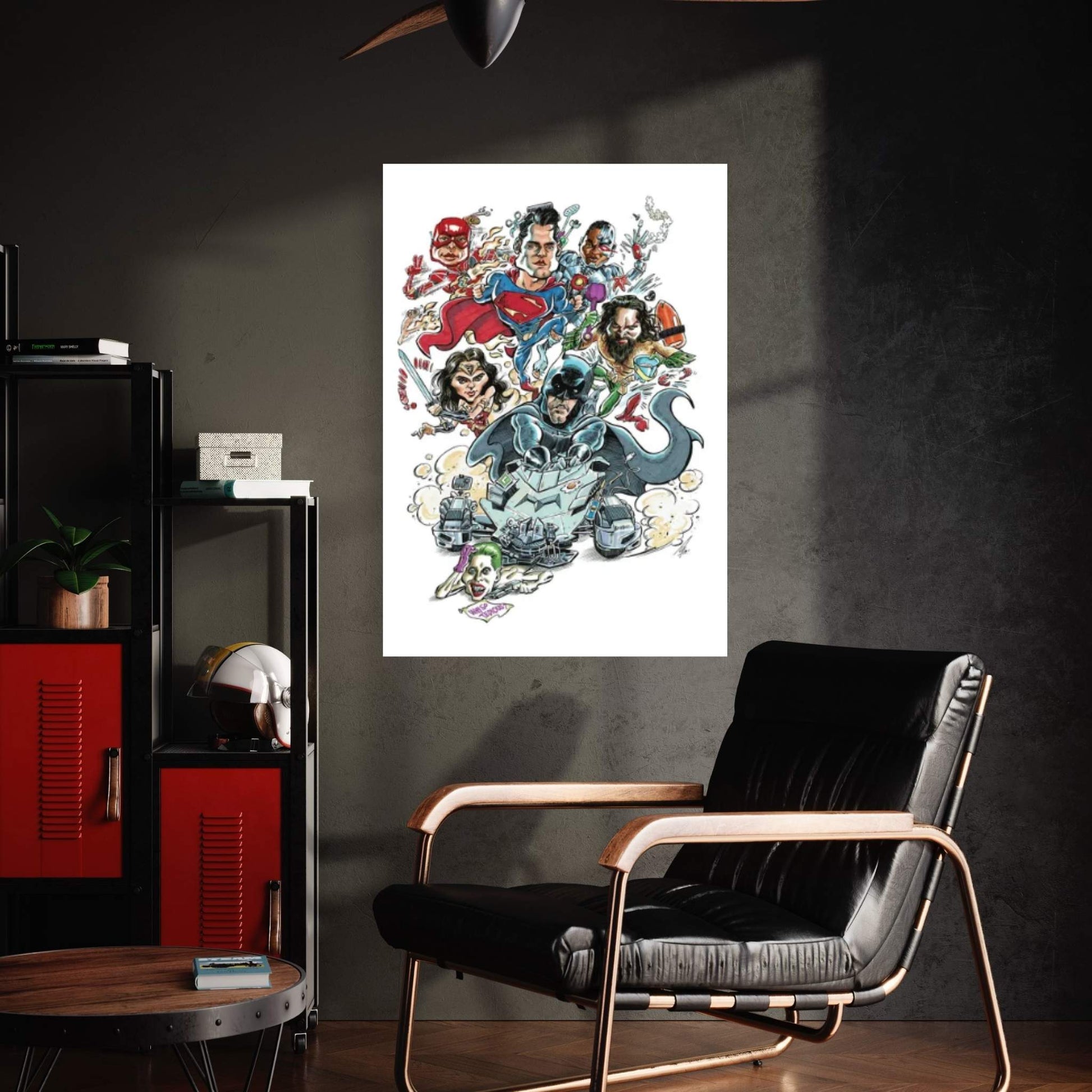 Justice League Canvas Wall Art - Y Canvas