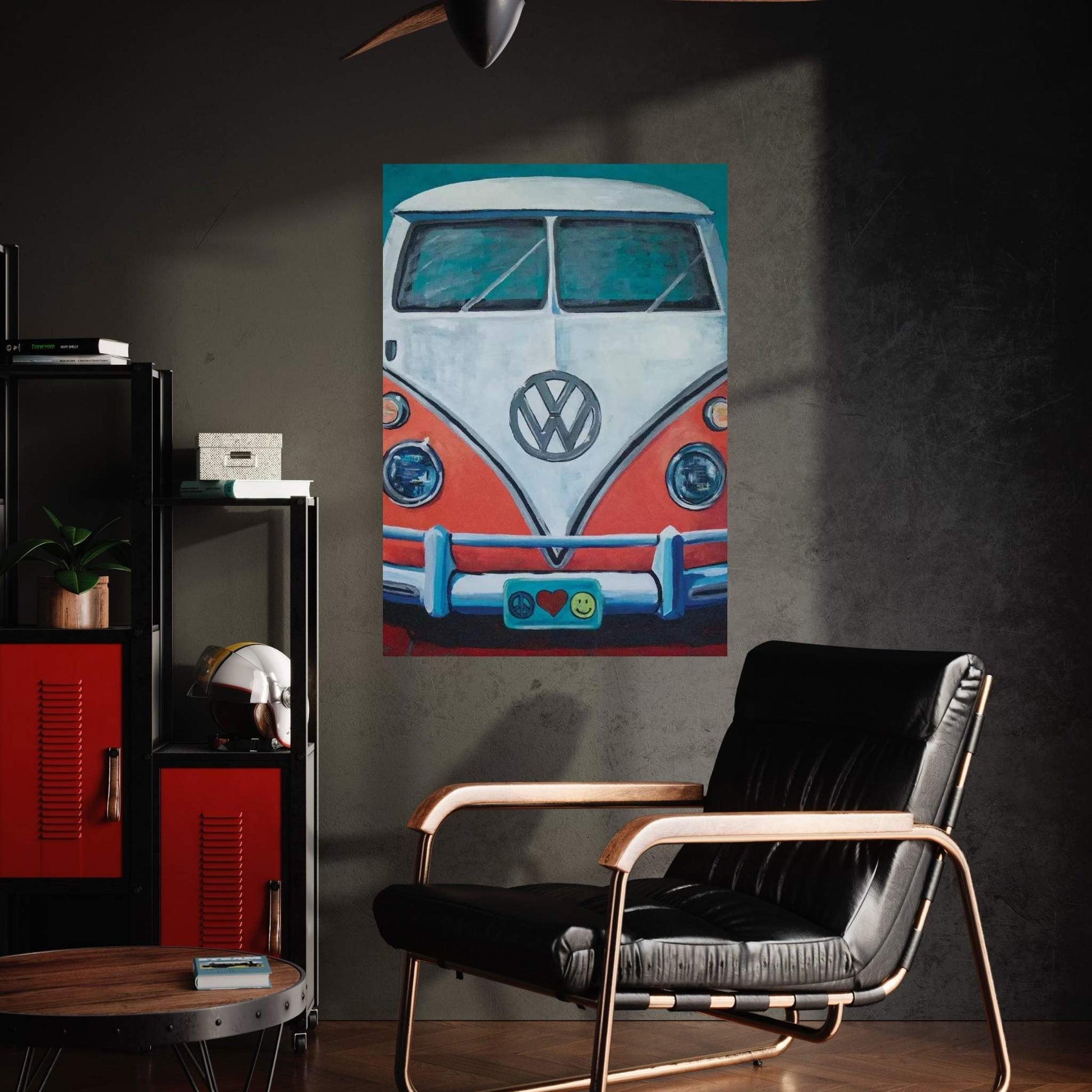 Volkswagen Van Bohemian Dream Canvas Wall Art - Y Canvas