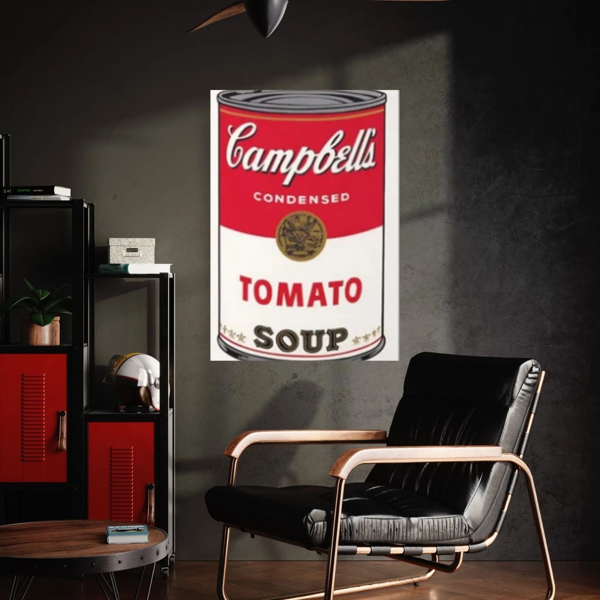 Andy Warhol Tomato Soup Pop Art Canvas Wall Art Poster, Campbell Soup Poster, Warhol Tomato Soup Canvas Print - Y Canvas