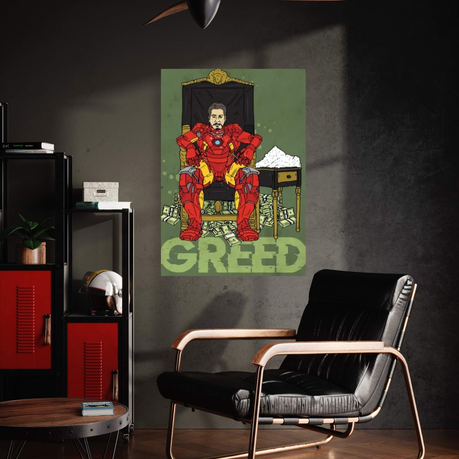 Greed Canvas Wall Art - Y Canvas