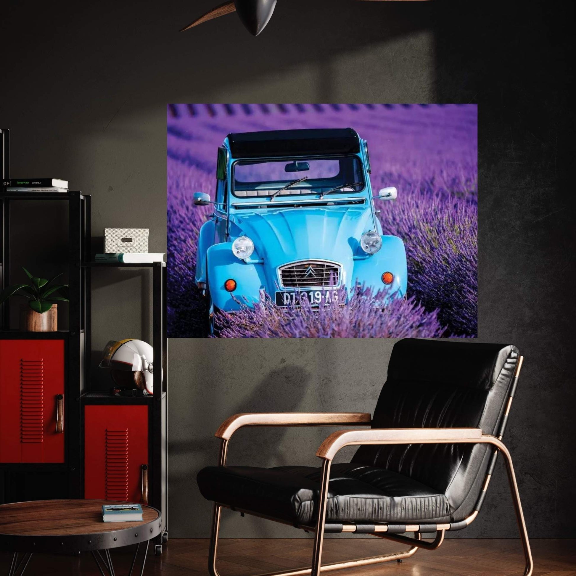 Citroen Lavender Field Canvas Wall Art - Y Canvas