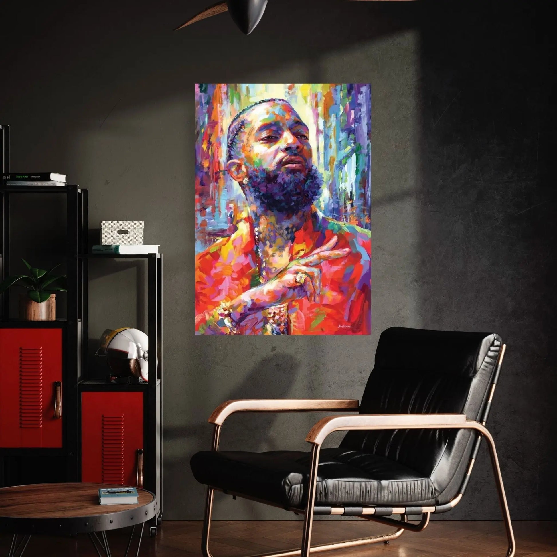 Nipsey Hussle Canvas Wall Art - Y Canvas