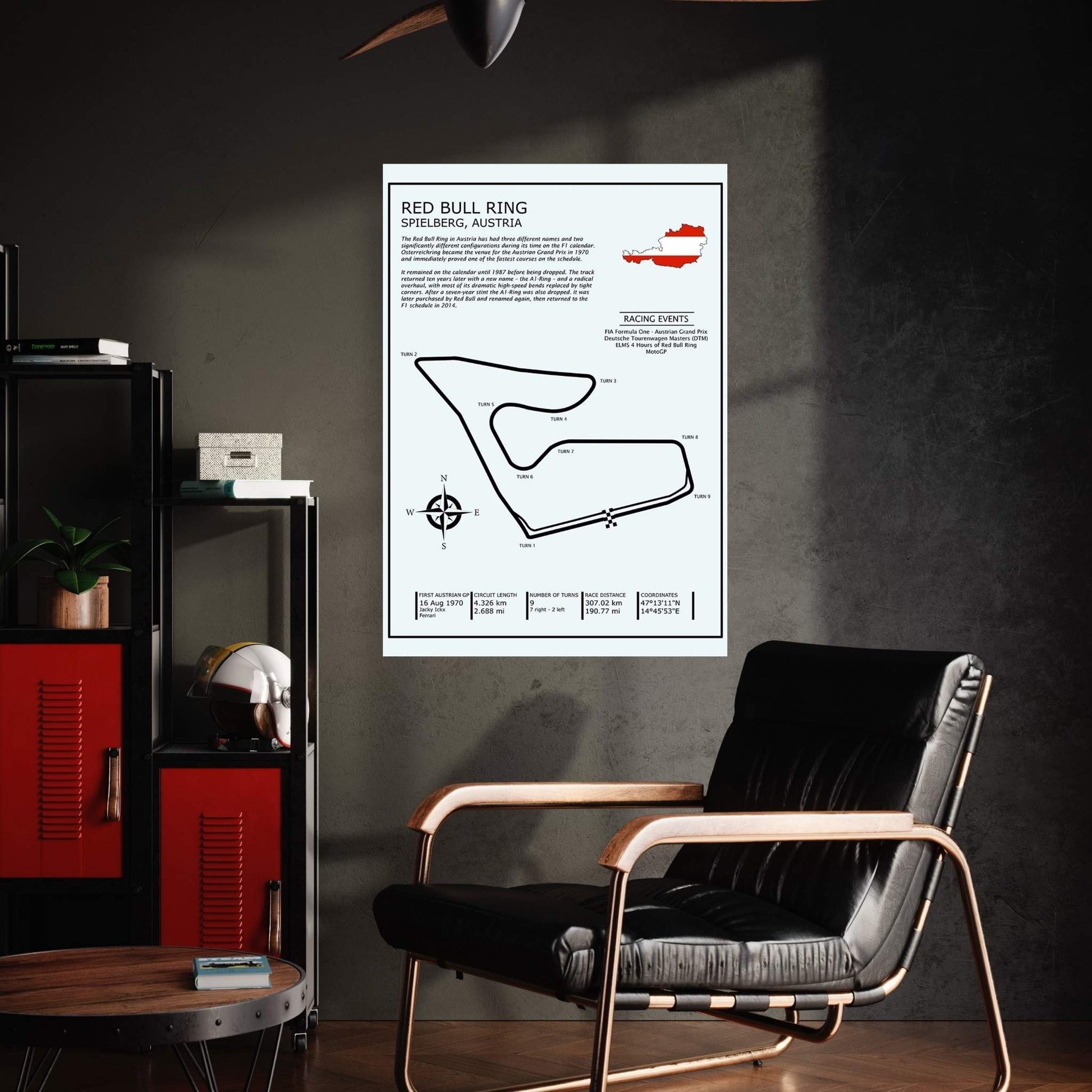 Red Bull Ring Austria Canvas Wall Art - Y Canvas