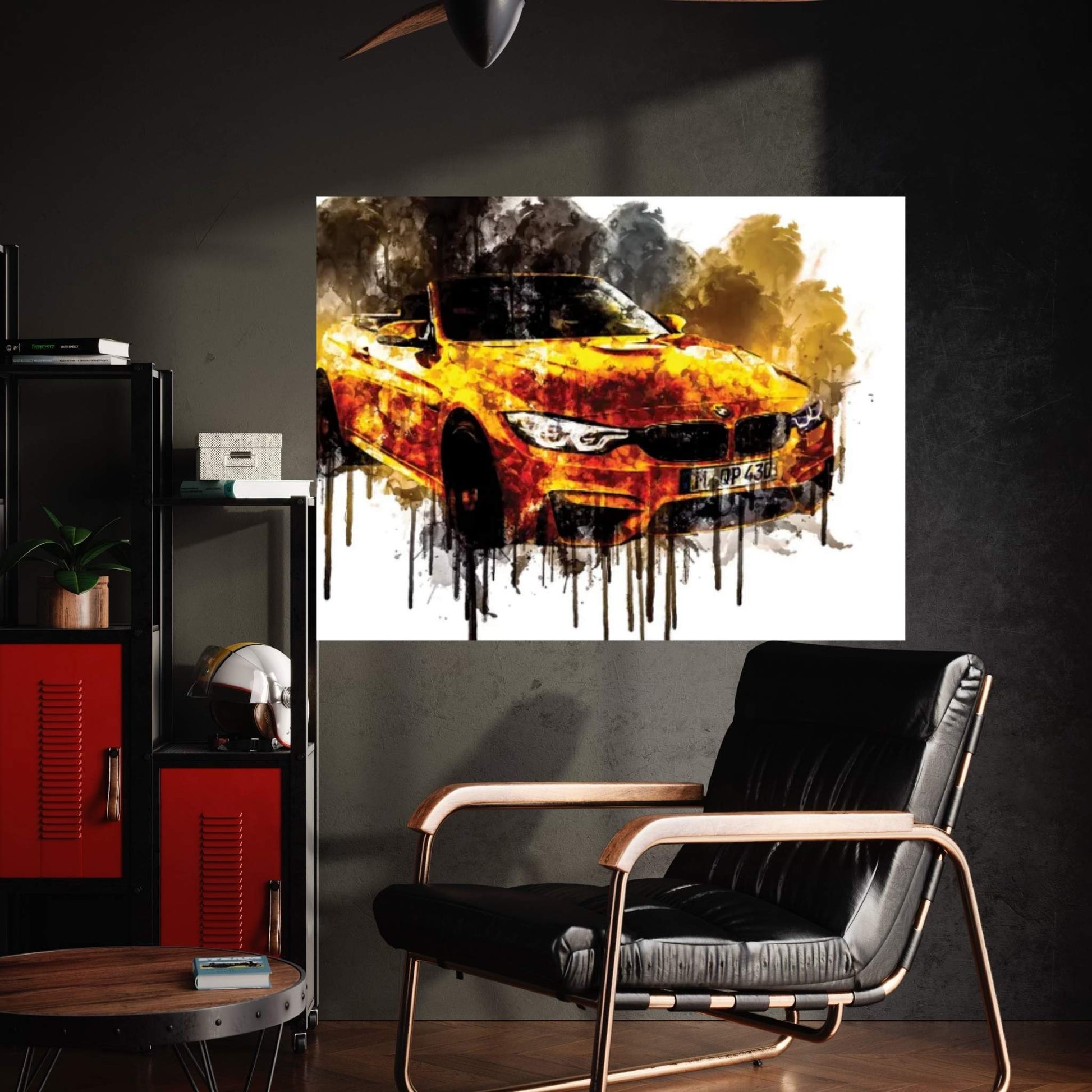 2018 BMW M4 Convertible 30 Jahre Special Edition Canvas Wall Art - Y Canvas