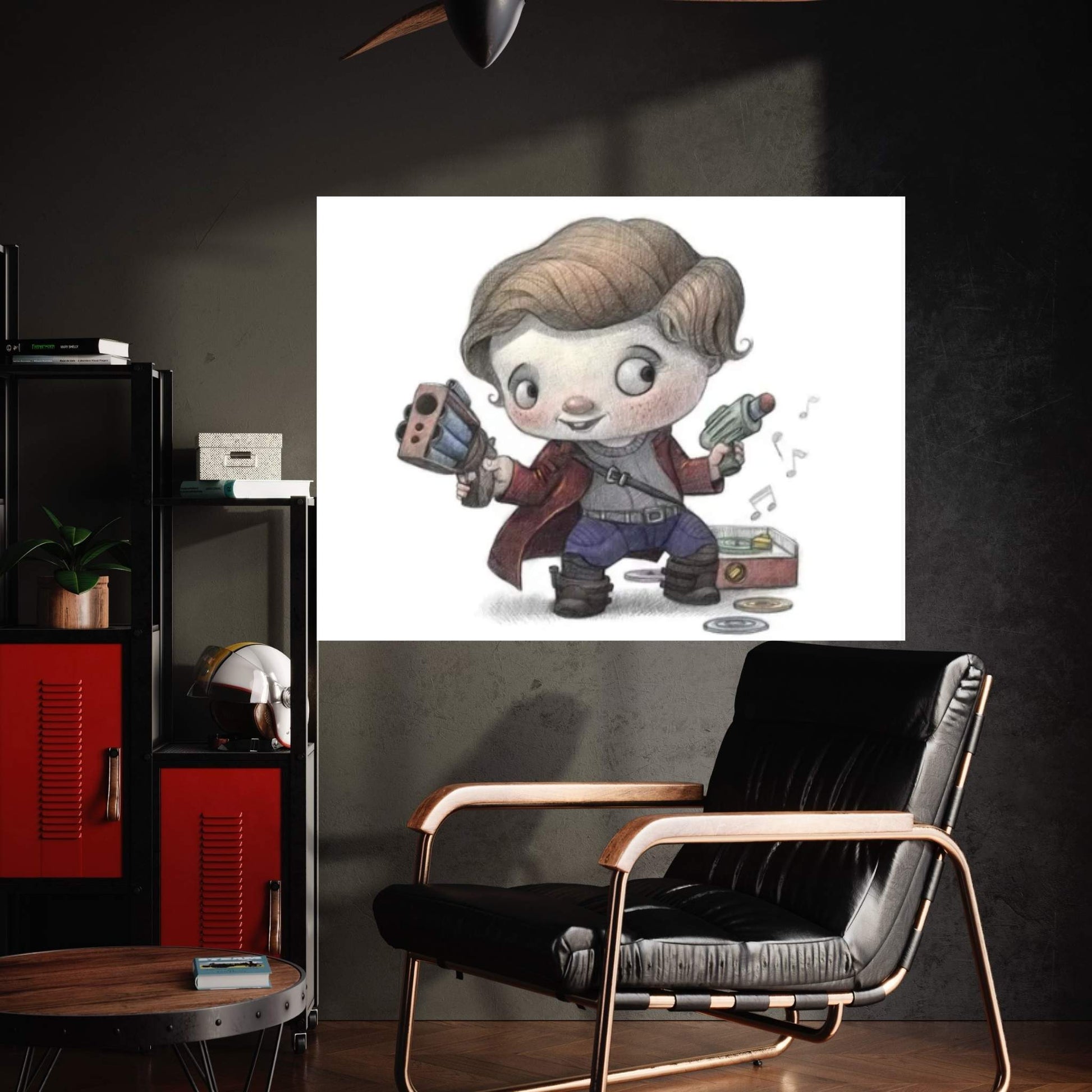 Baby StarLord Canvas Wall Art - Y Canvas