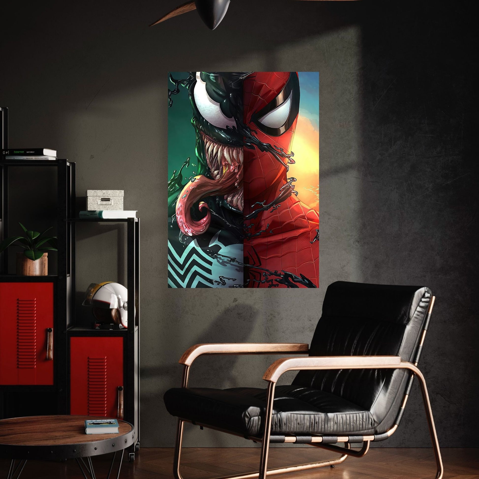 Venom Spiderman Canvas Wall Art - Y Canvas