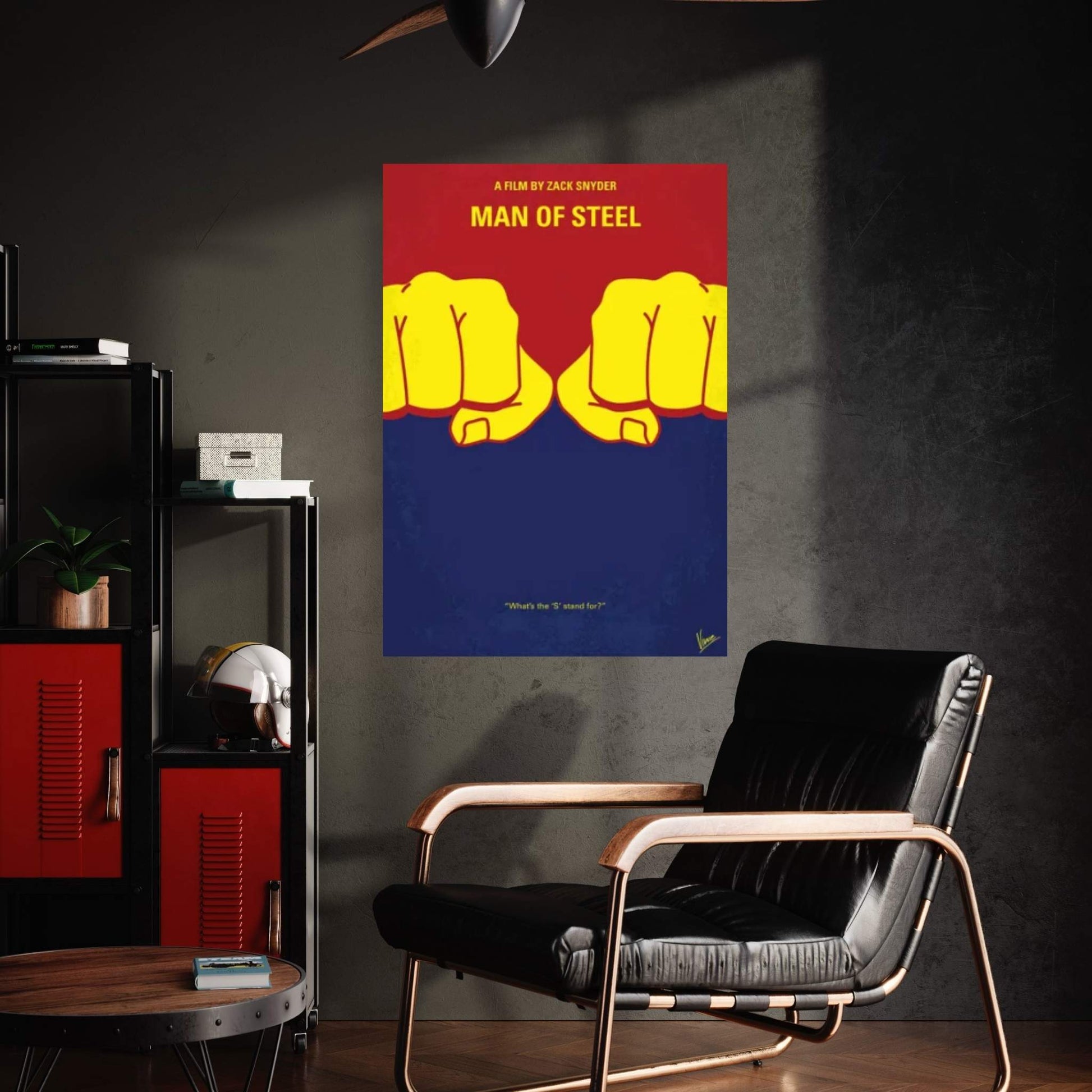 Men Of Steel Poster Canvas Wall Art - Y Canvas