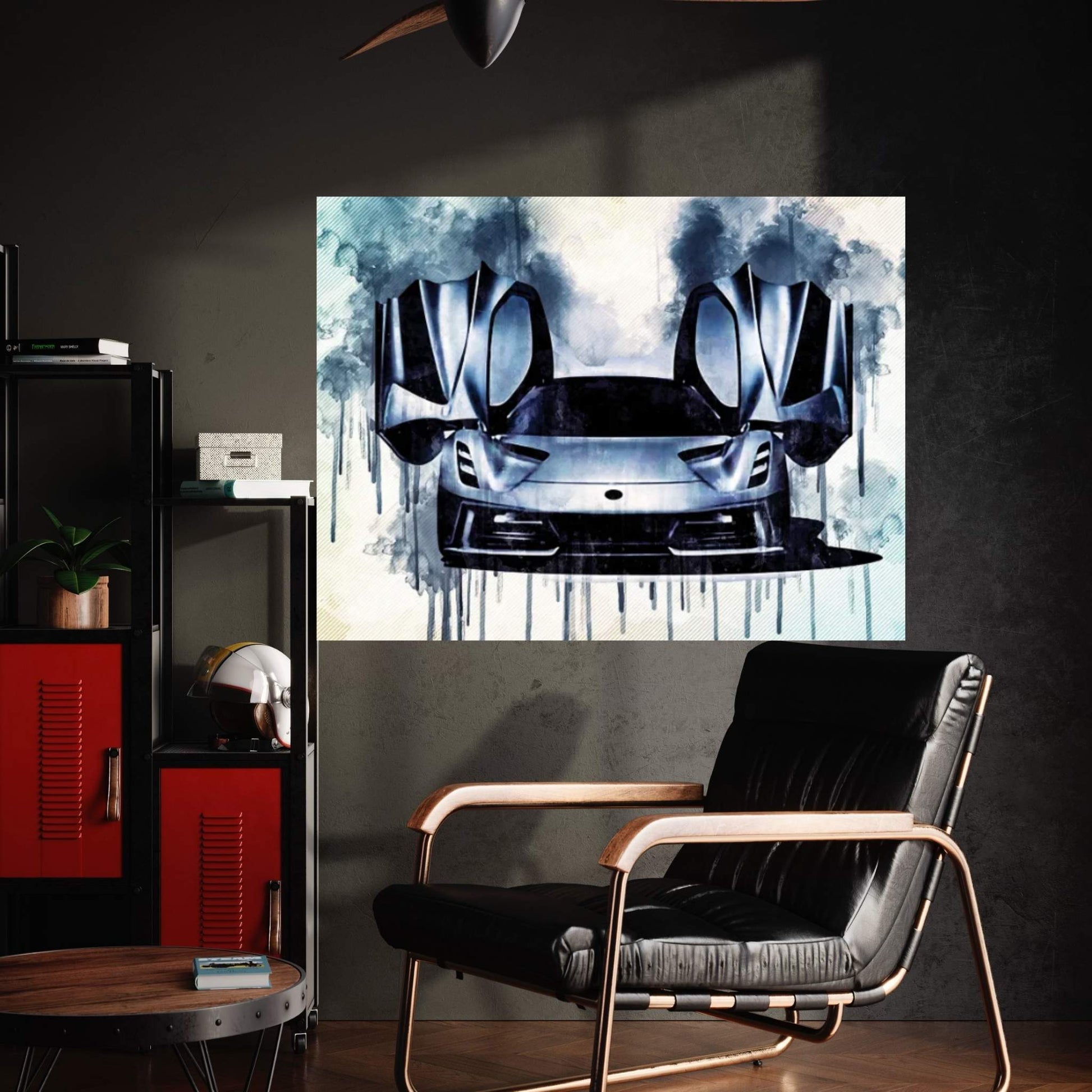 2020 Lotus Evija Electric Hypercar Exterior Front View Canvas Wall Art - Y Canvas