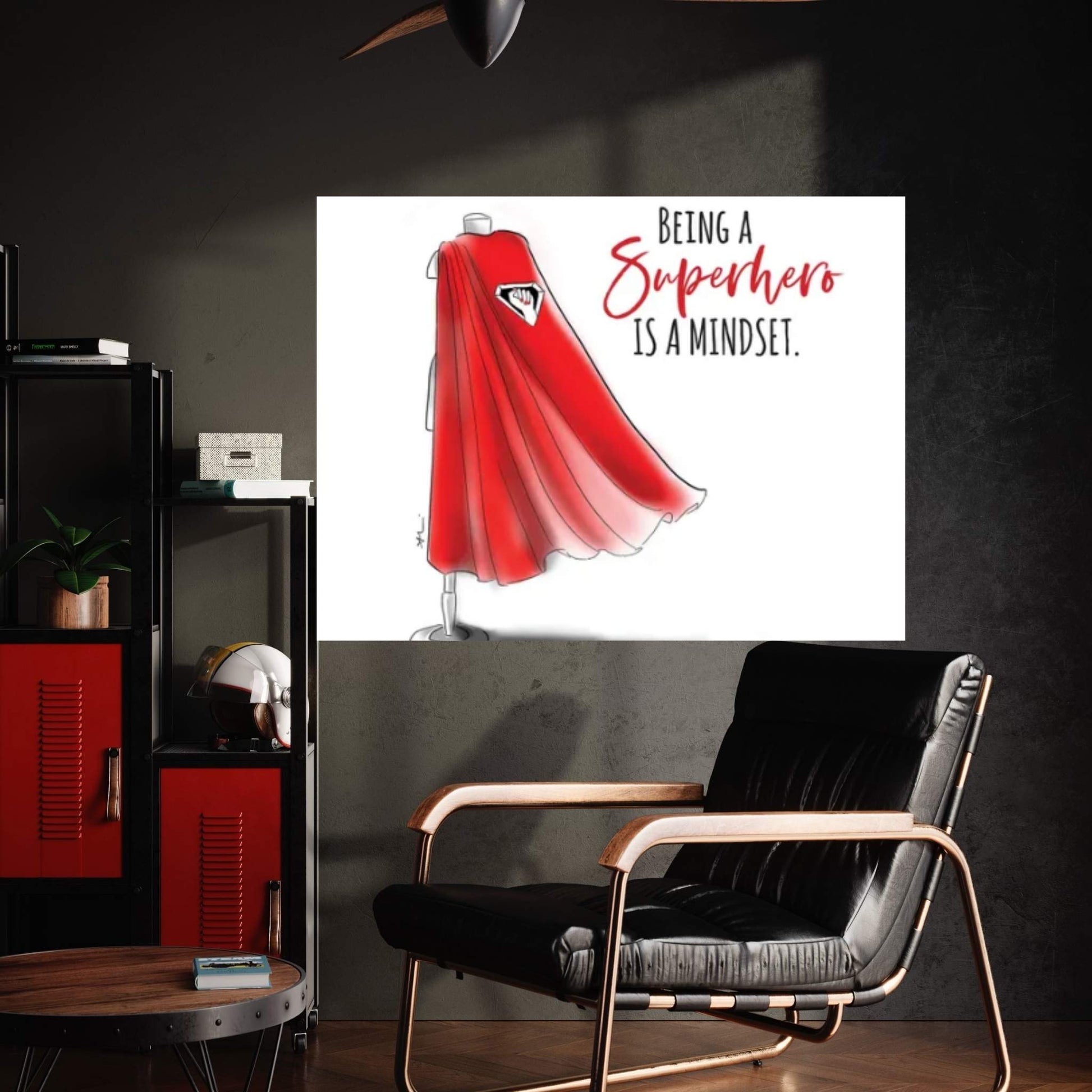 Superhero Mindset Canvas Wall Art - Y Canvas