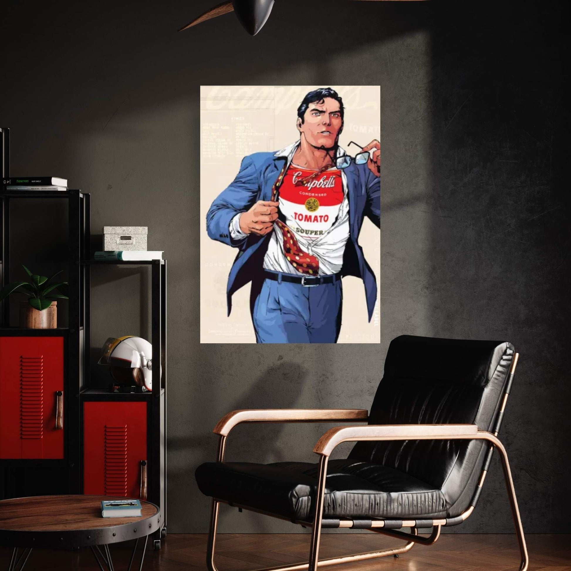 Souperman Canvas Wall Art - Y Canvas