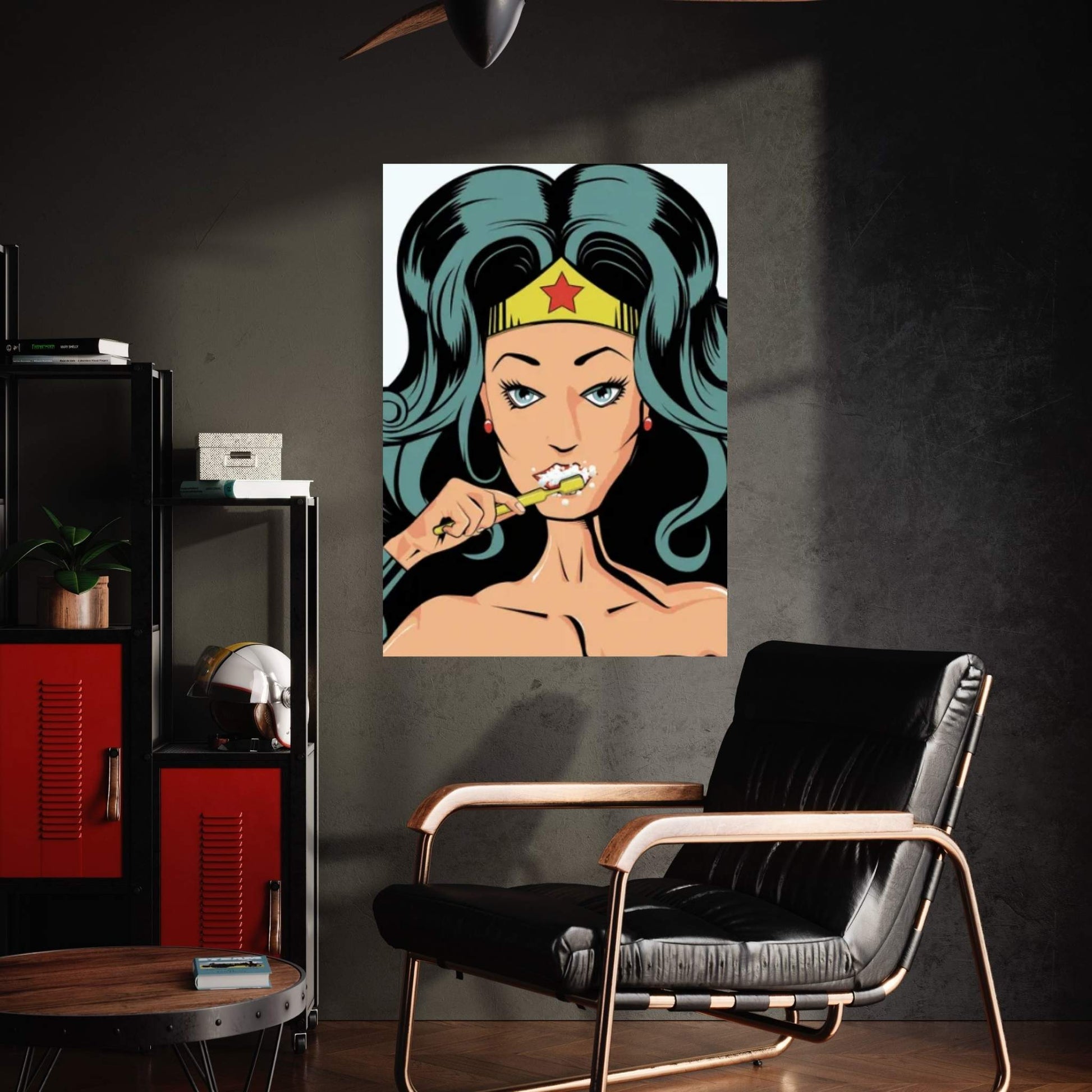 WW Teeth Old Canvas Wall Art - Y Canvas