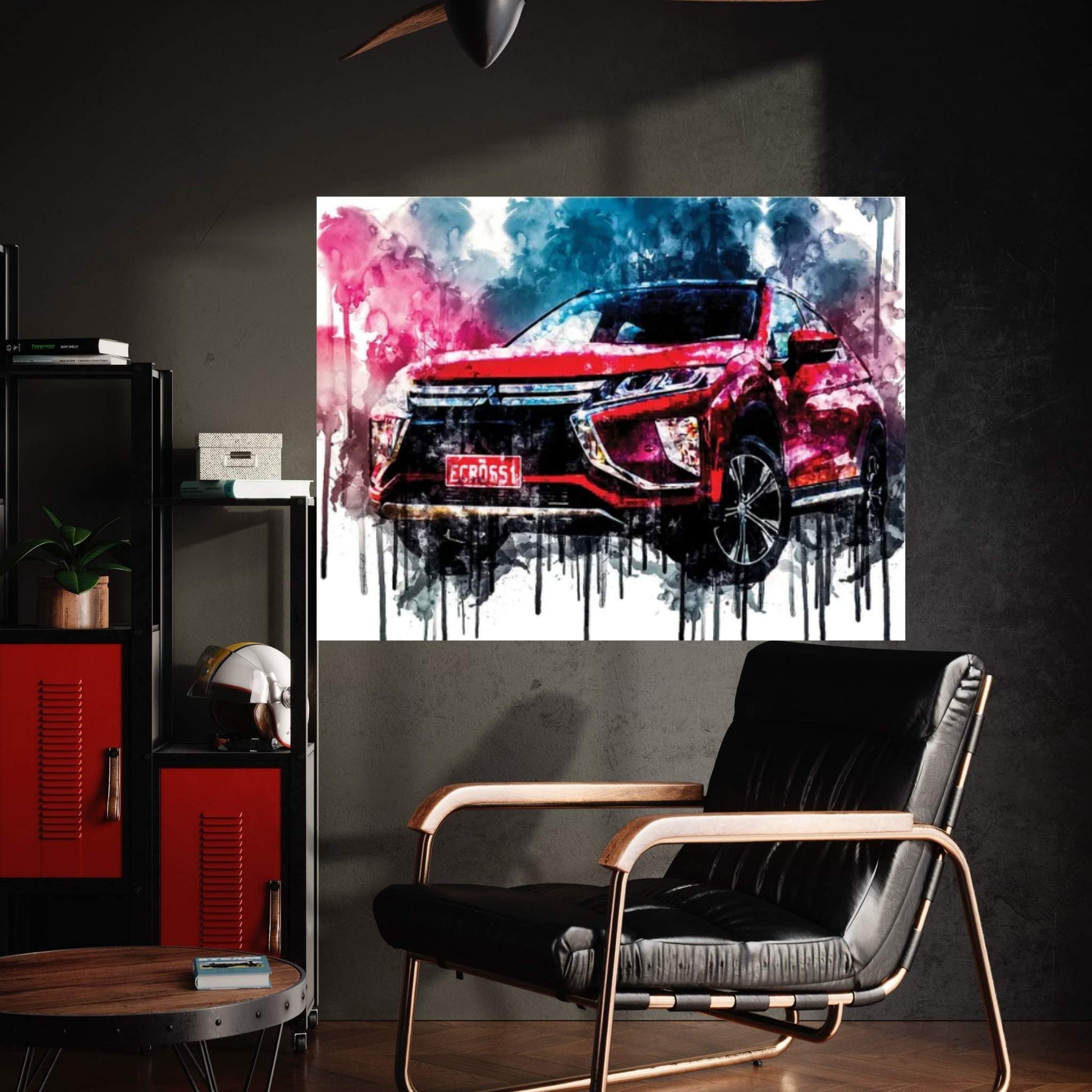 Car 2018 Mitsubishi Eclipse Cross Exceed Canvas Wall Art - Y Canvas