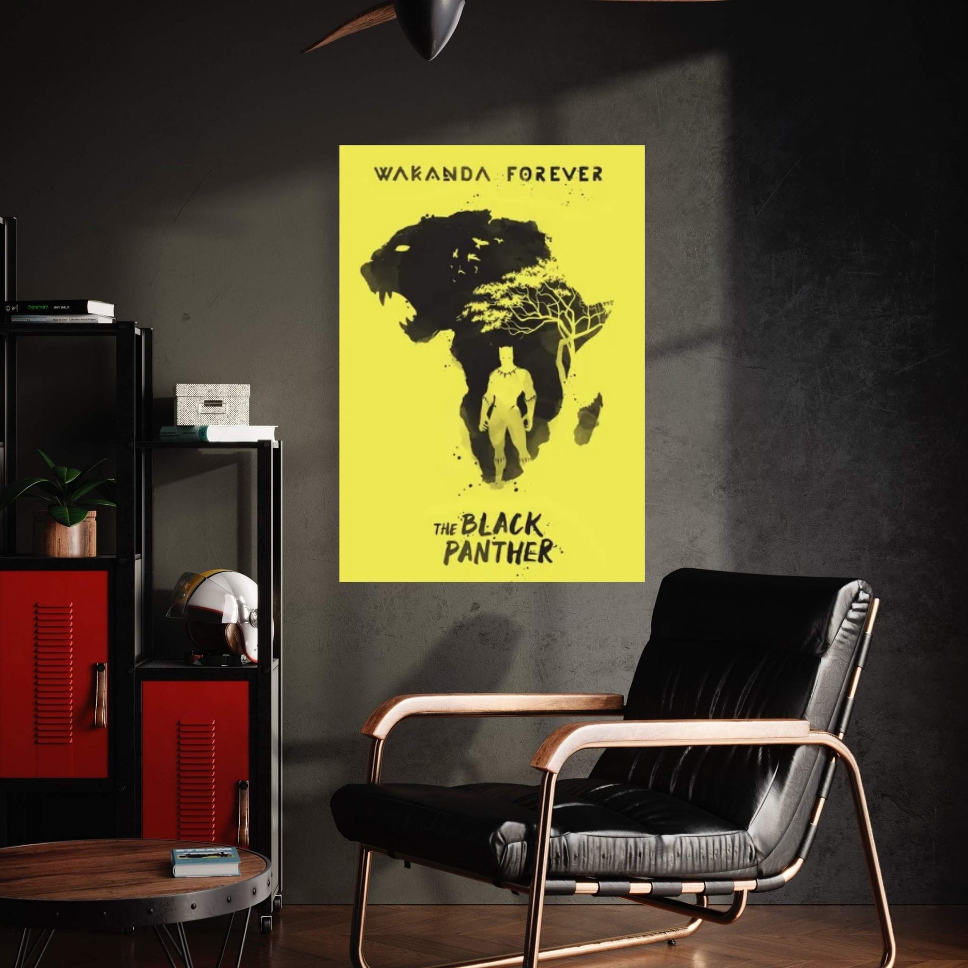 Wakanda Forever Art Canvas Wall Art - Y Canvas