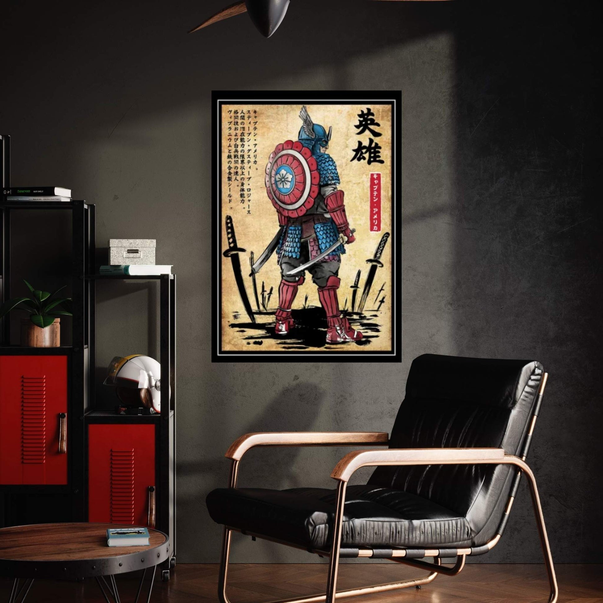 Captain Samurai Canvas Wall Art - Y Canvas