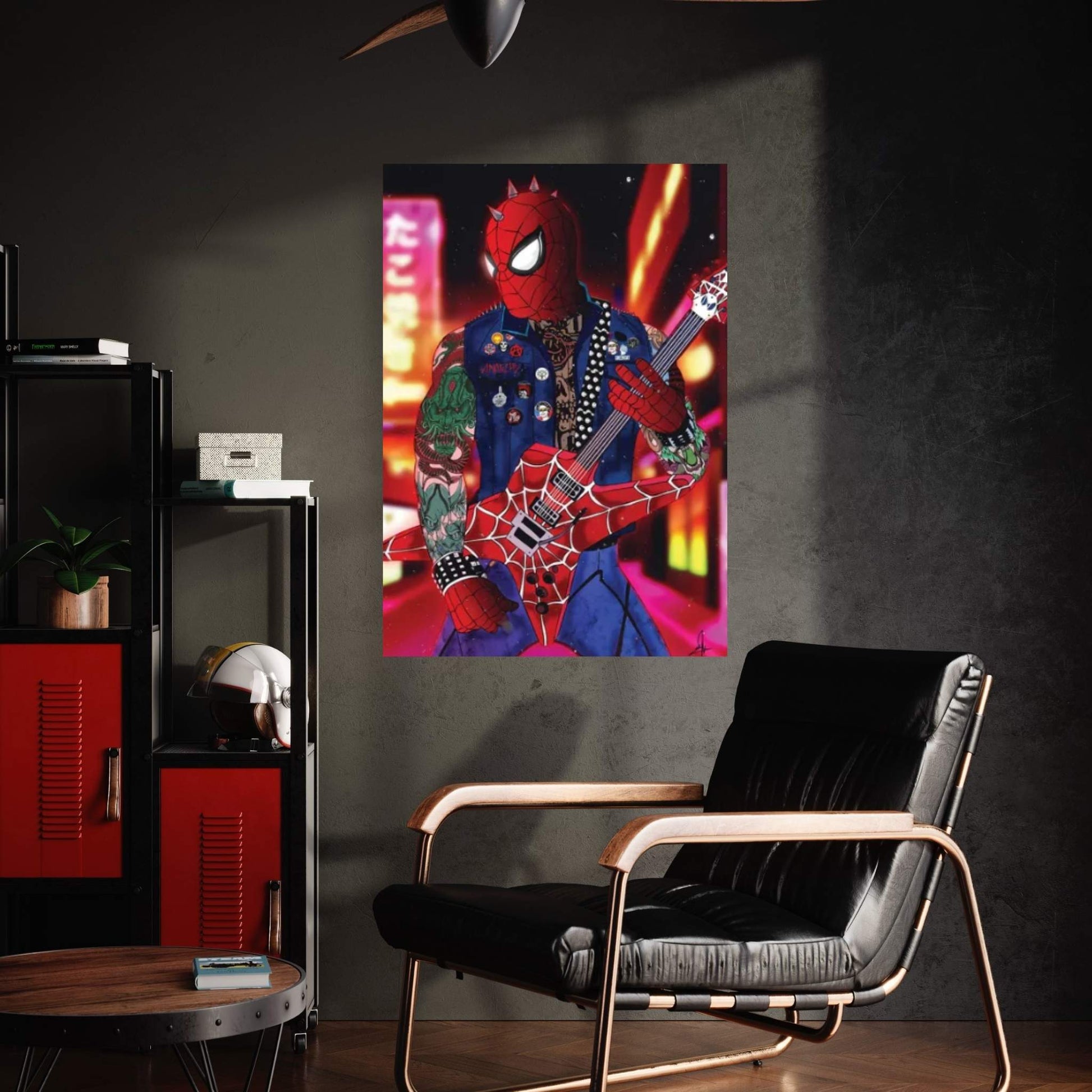 Spider Punk Canvas Wall Art - Y Canvas