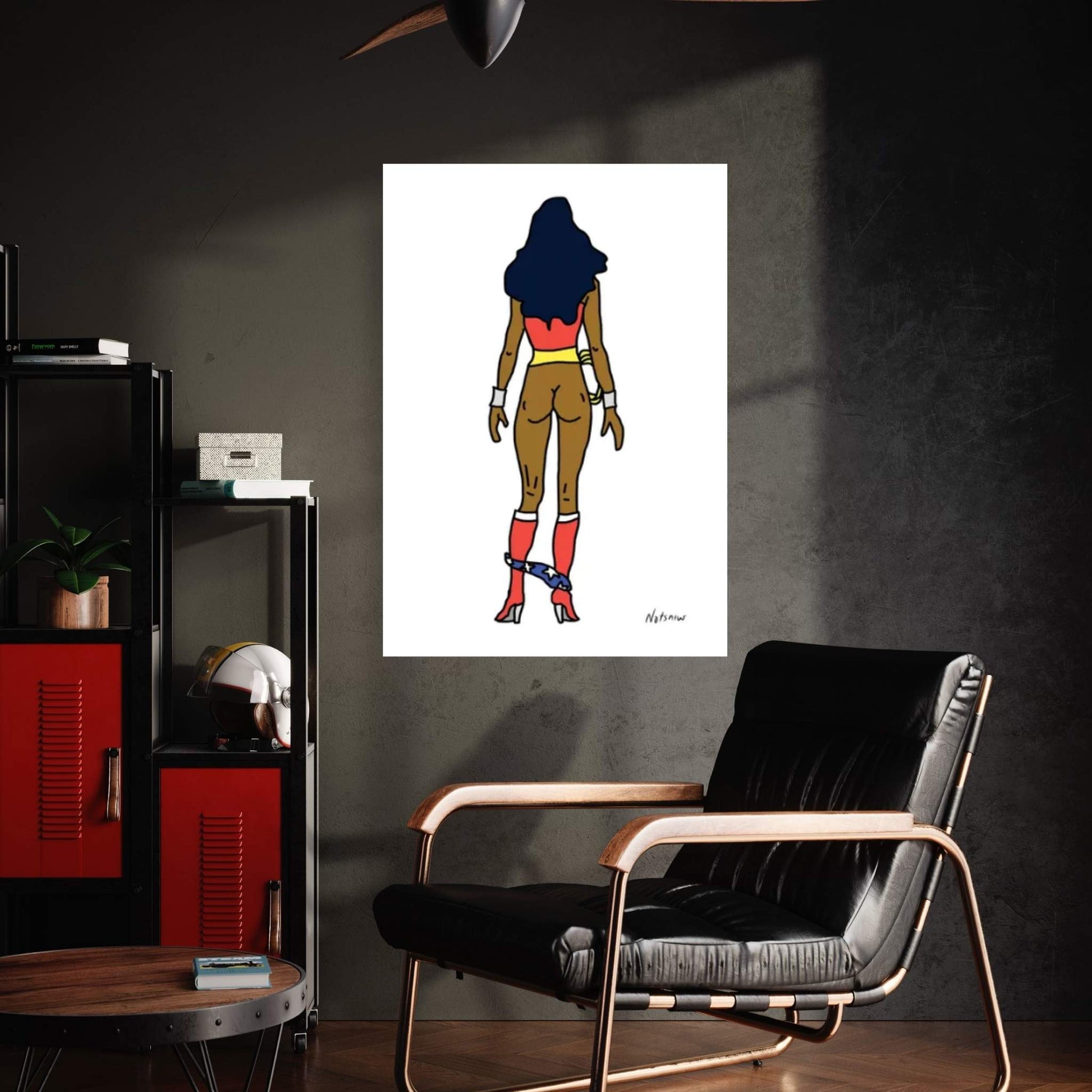 Wonder Butt II Canvas Wall Art - Y Canvas