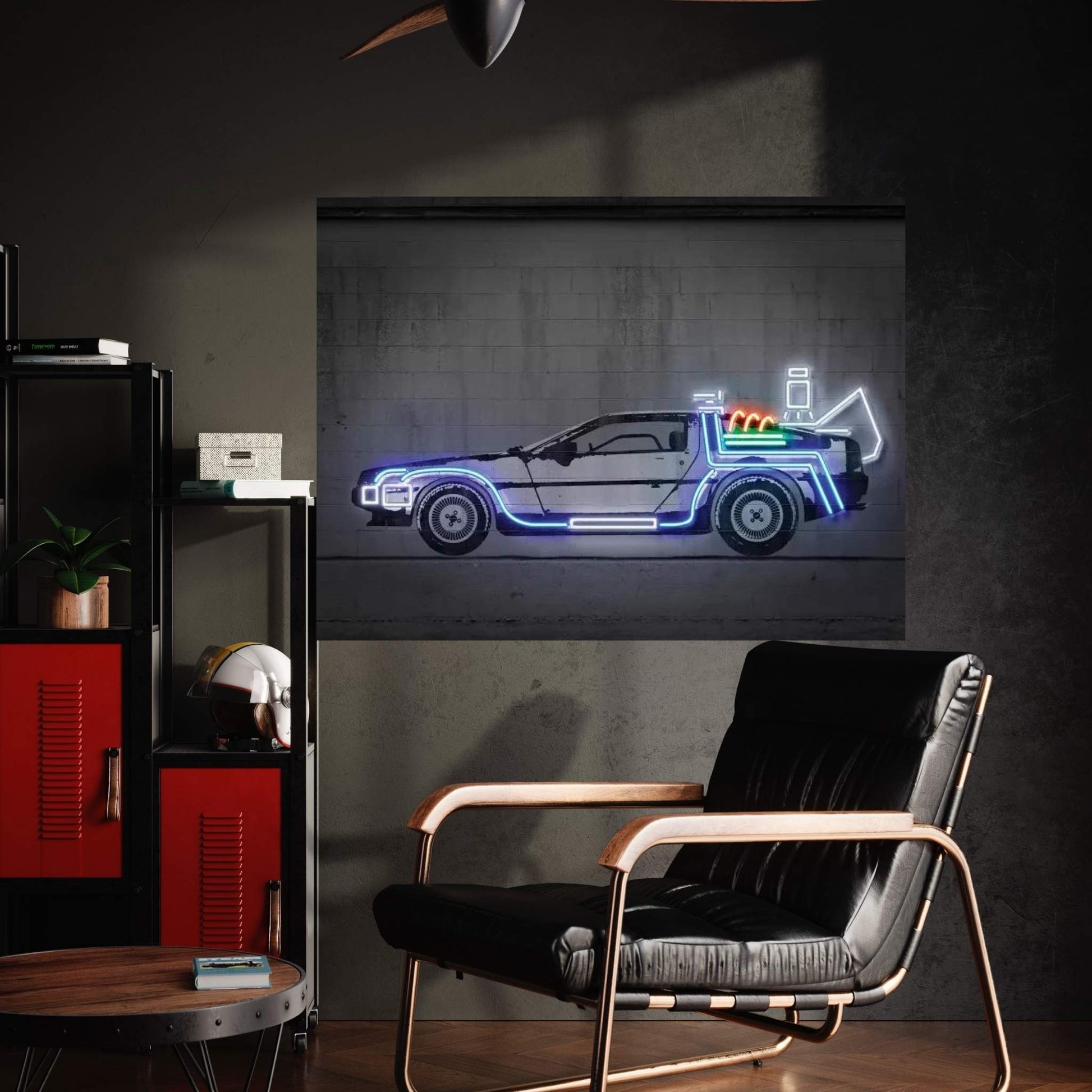 Delorean Canvas Wall Art - Y Canvas