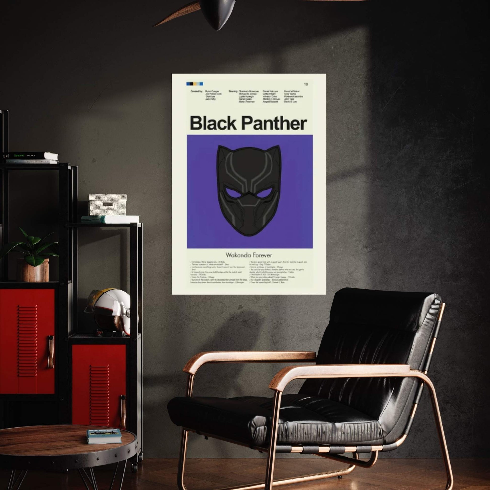 Black Panther Canvas Wall Art - Y Canvas