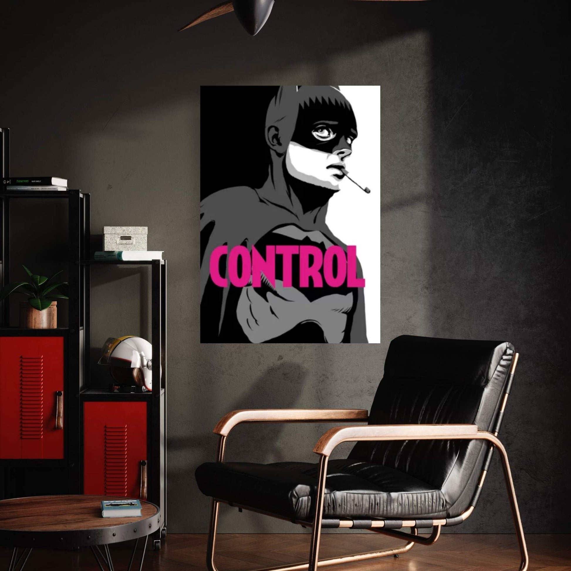 BatControl - The B&W Edit Canvas Wall Art - Y Canvas