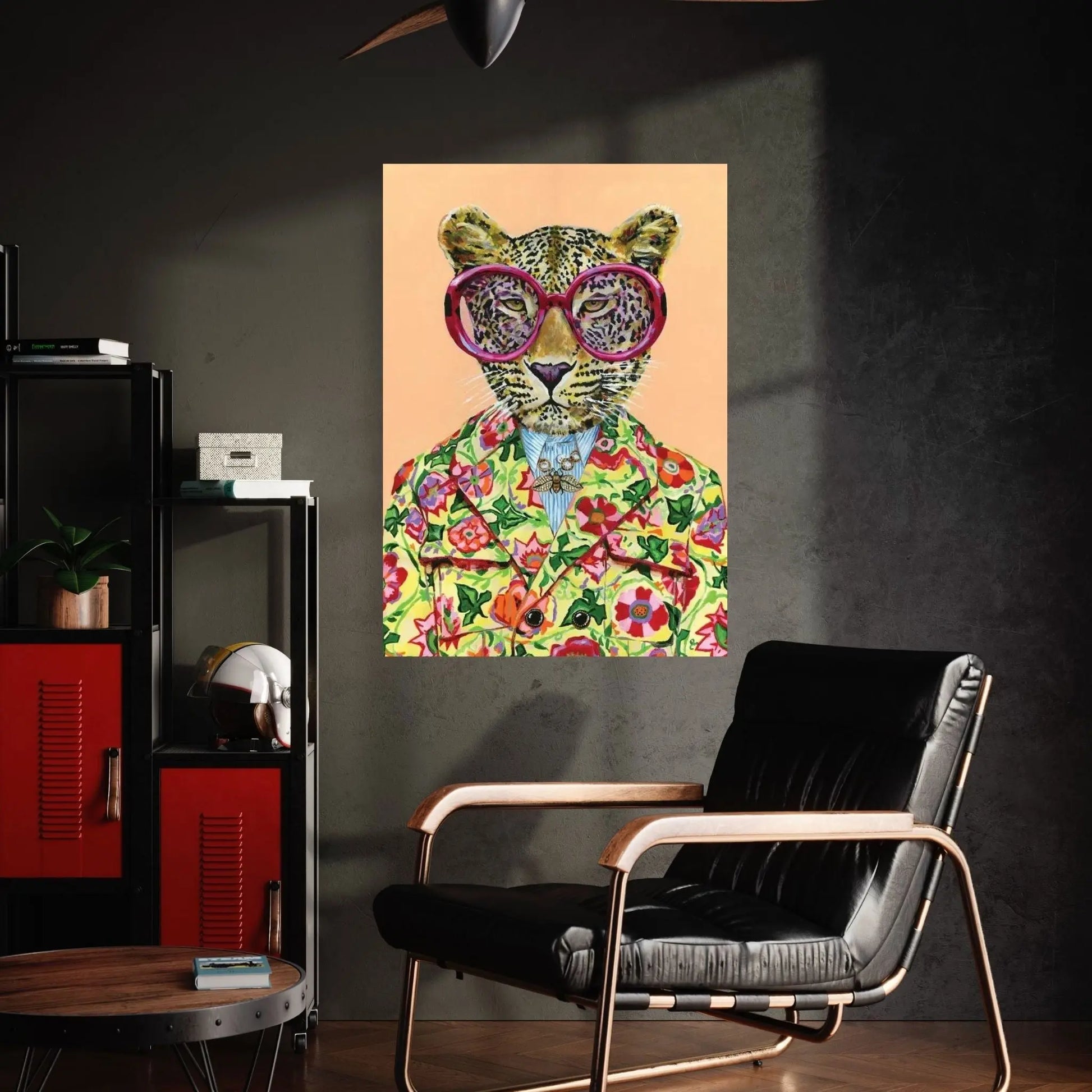 Gucci Leopard Canvas Wall Art - Y Canvas