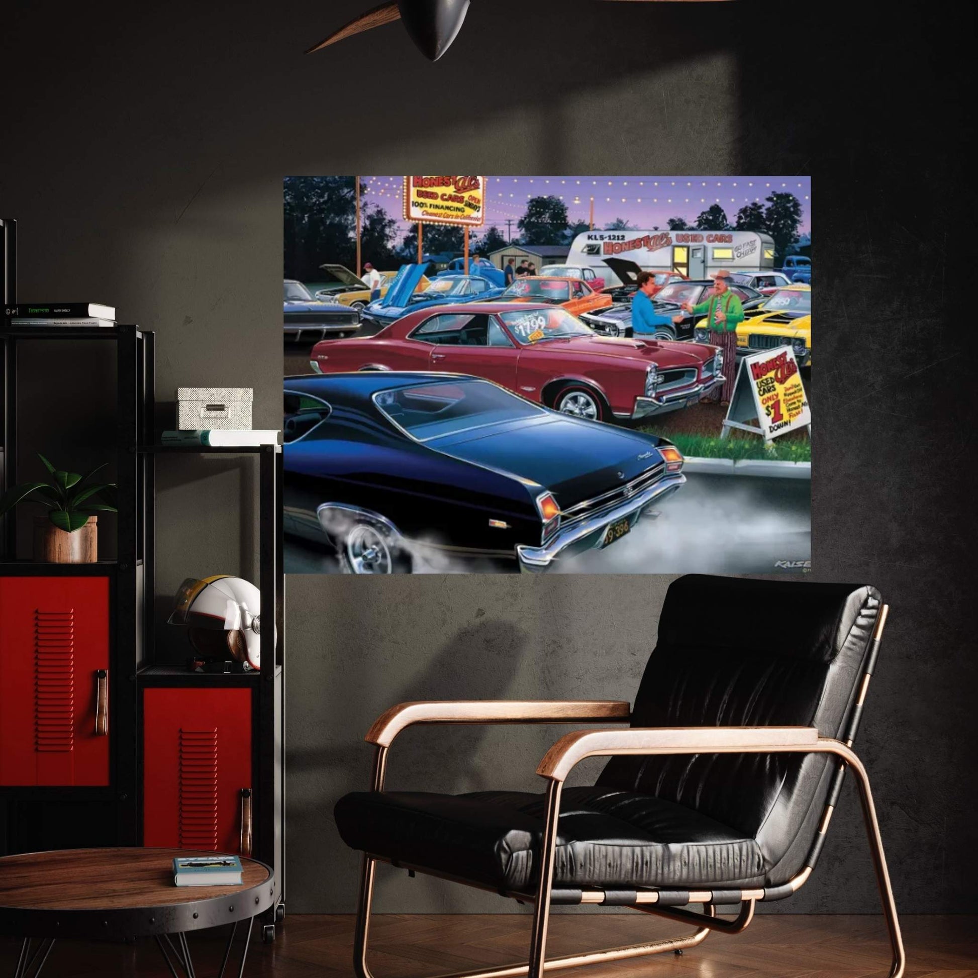 Honest Al's Used Cars Canvas Wall Art - Y Canvas