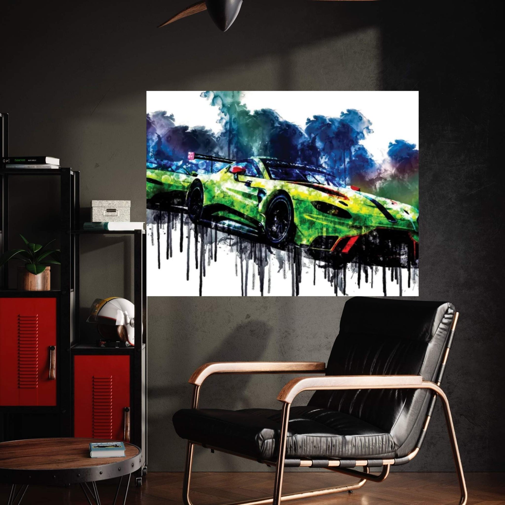 2018 Aston Martin Vantage GTE Canvas Wall Art - Y Canvas