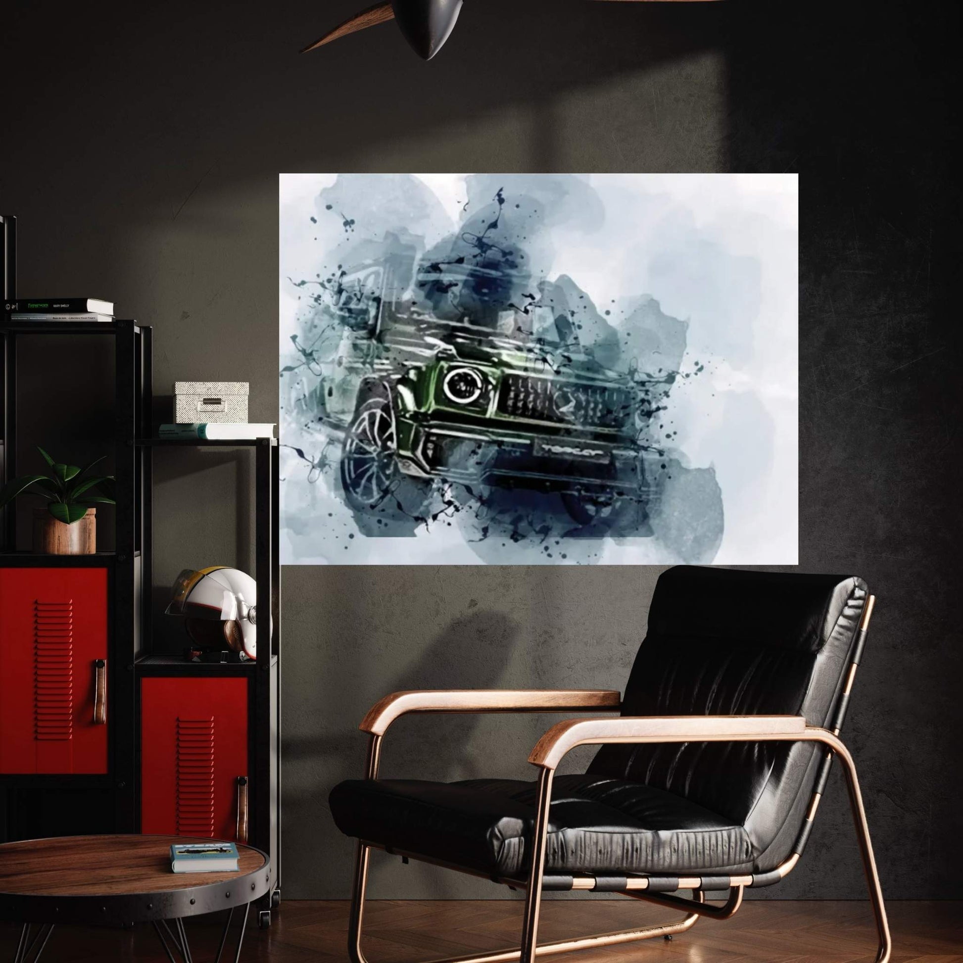 Mercedes-Amg G63 1nferno Topcar Green Canvas Wall Art - Y Canvas