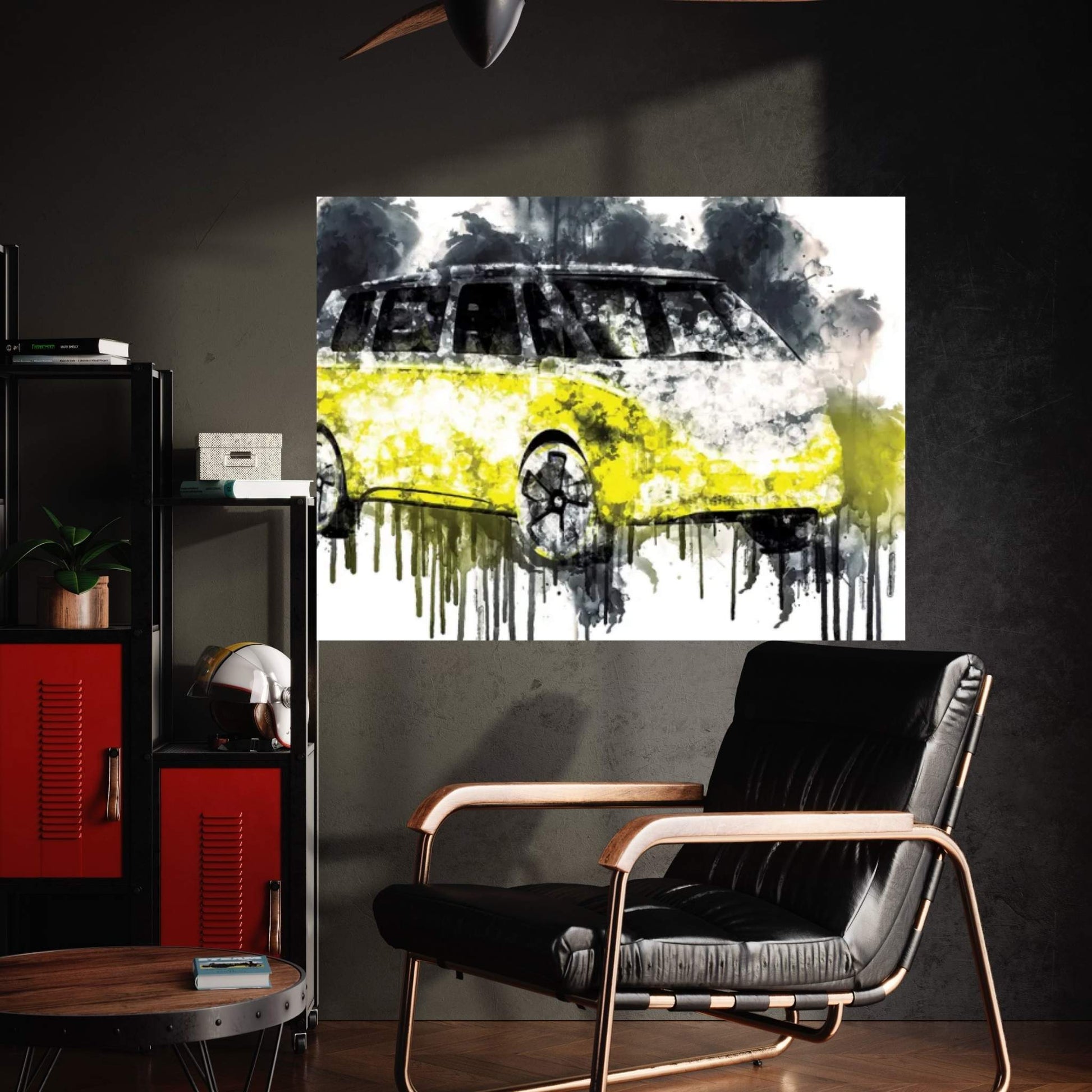 2017 Volkswagen ID Buzz Concept Vehicle CCCXIV Canvas Wall Art - Y Canvas