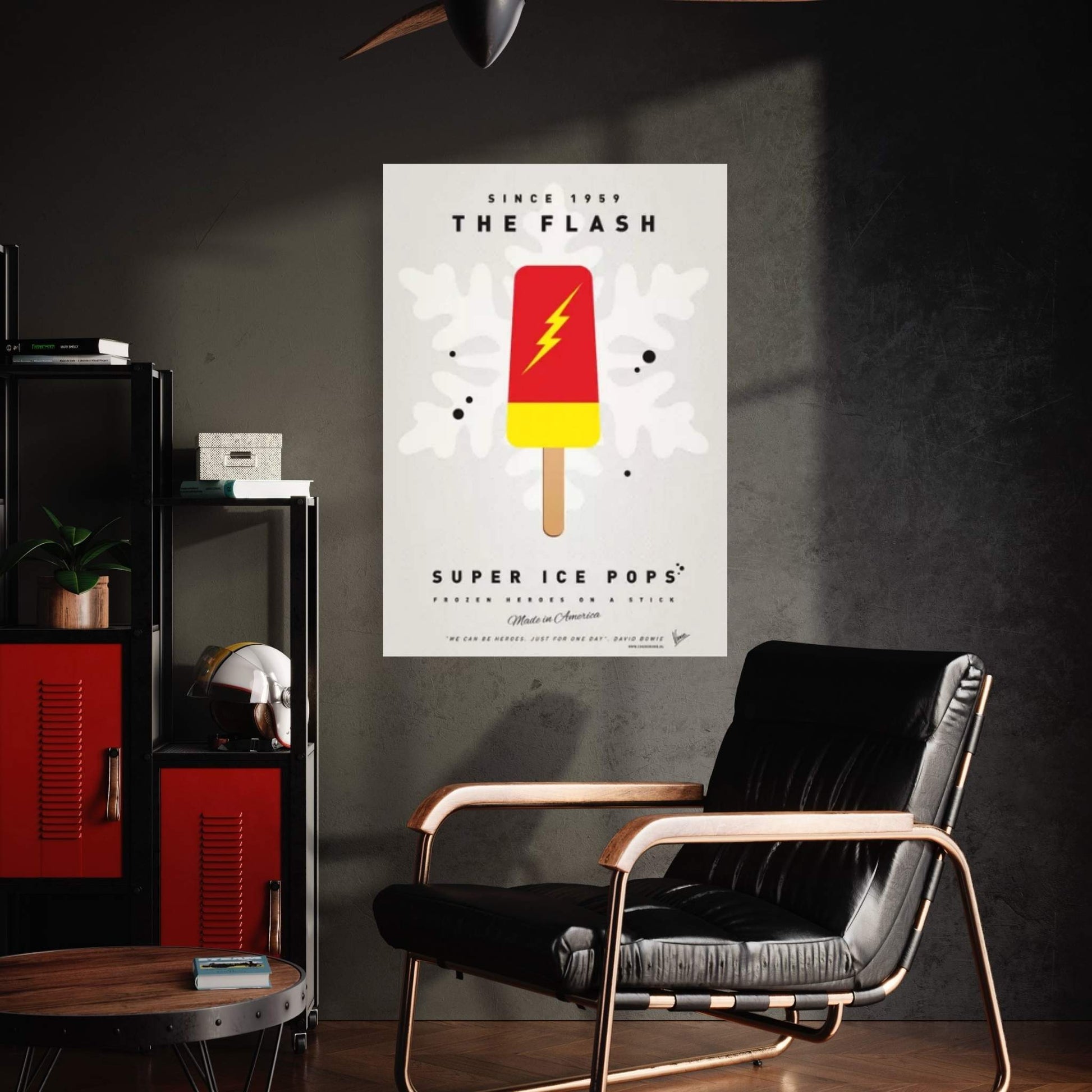 Superhero Ice Pop The Flash Canvas Wall Art - Y Canvas