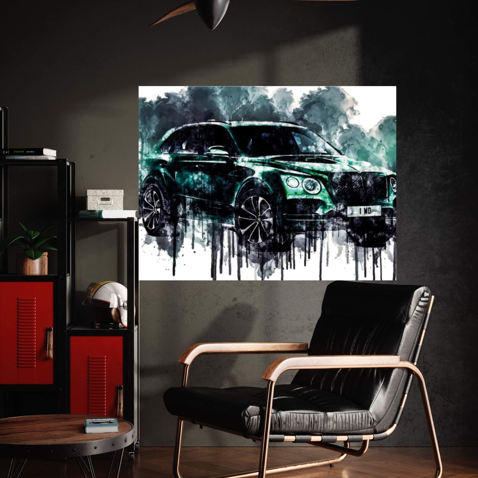 2018 Bentley Bentayga Inspired Canvas Wall Art - Y Canvas