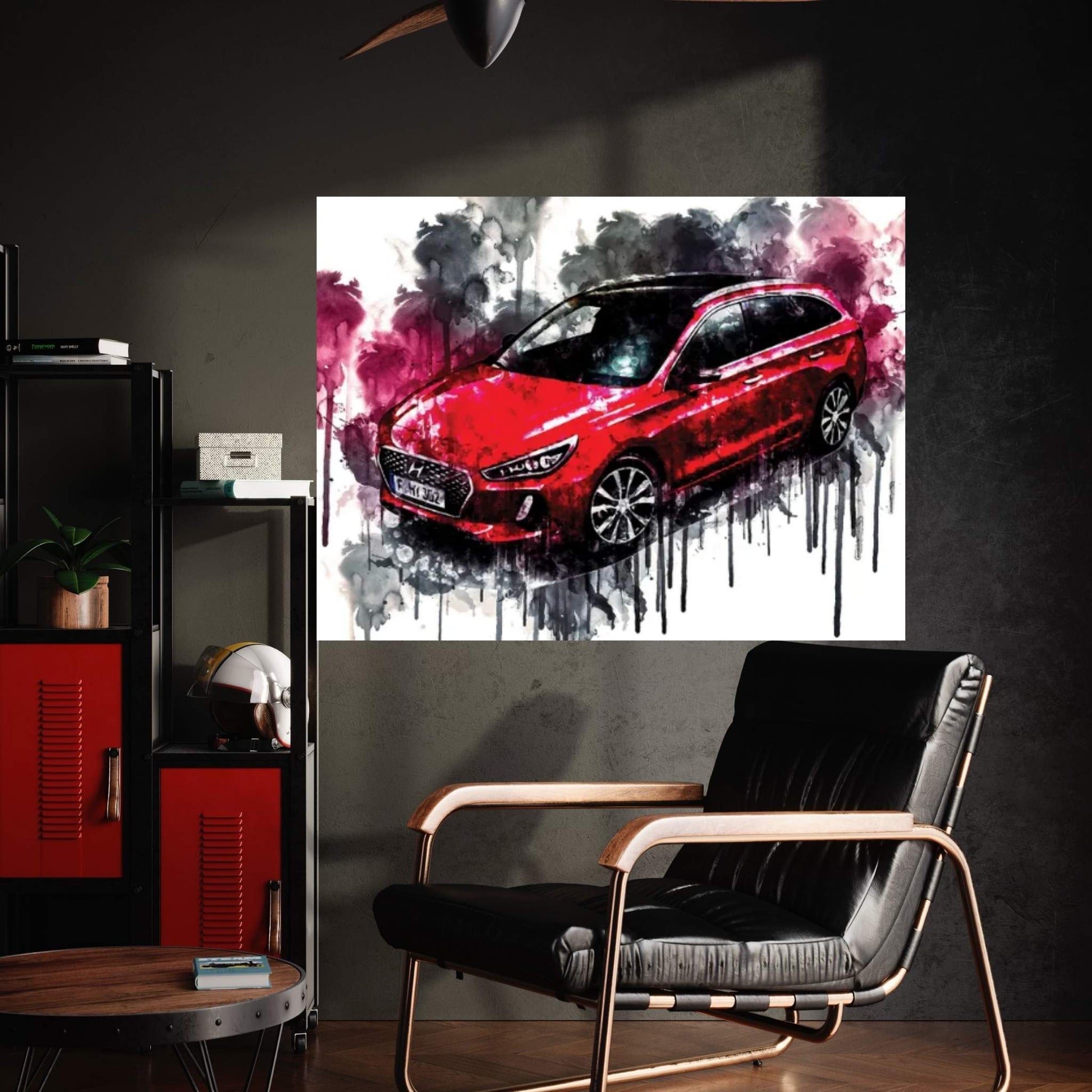 2017 Hyundai i30 Tourer Canvas Wall Art - Y Canvas