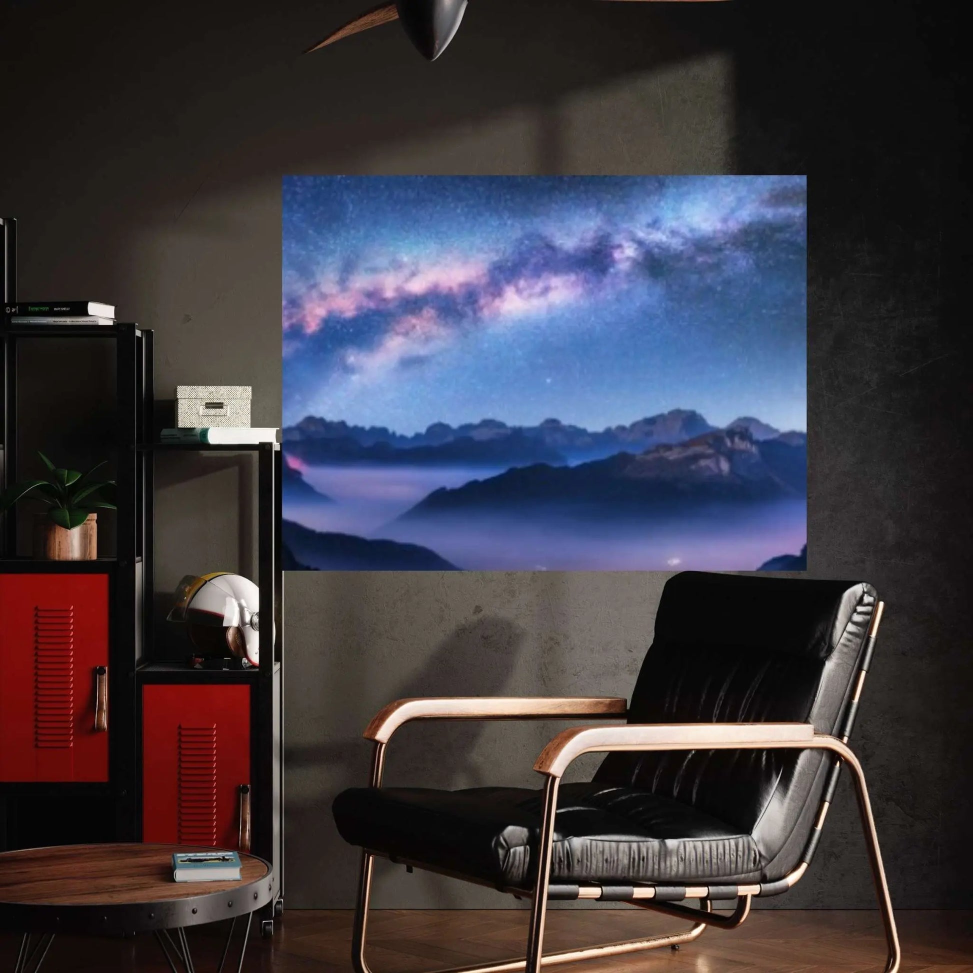 Starry Sky Landscape Canvas Poster Print - Y Canvas