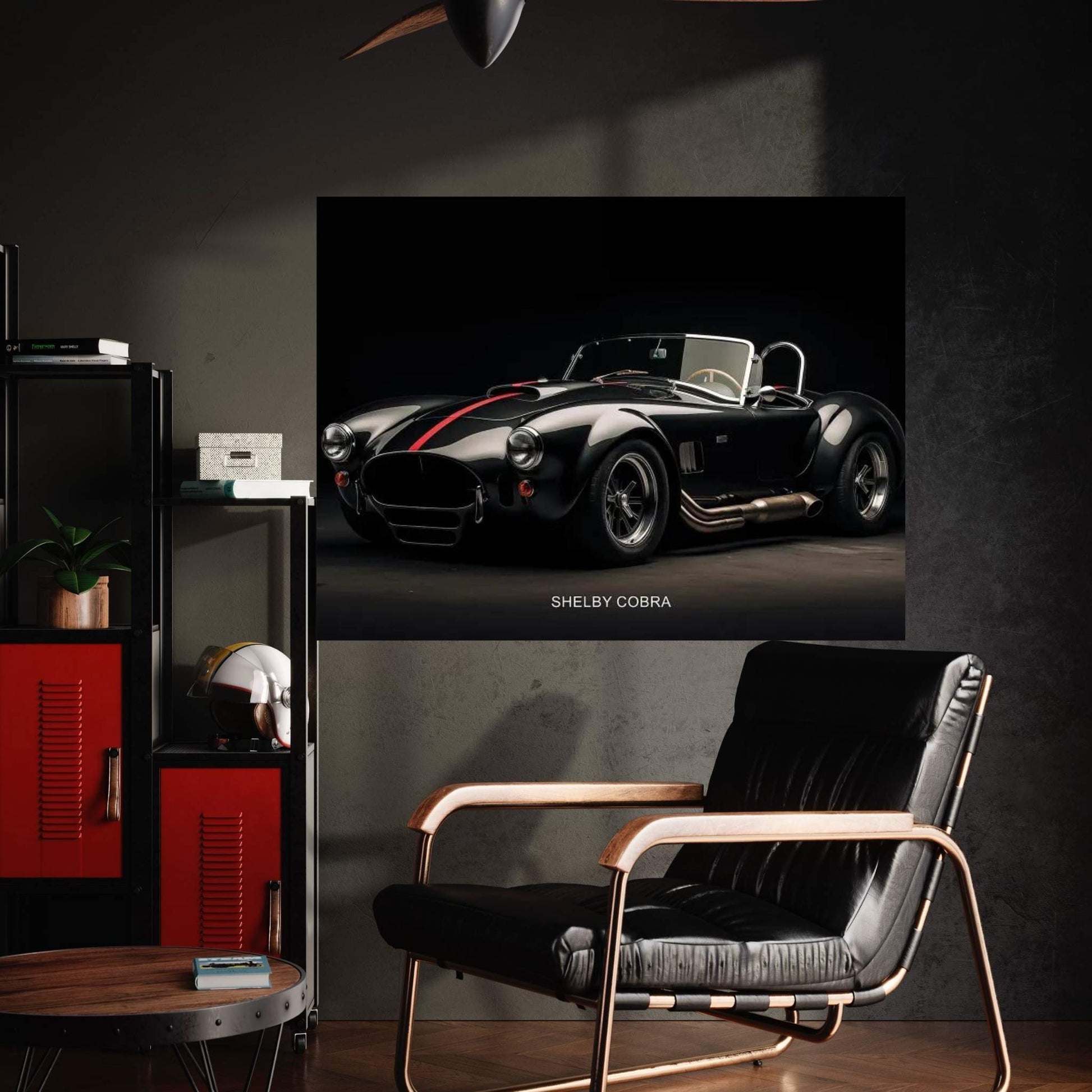 Shelby Cobra Car Canvas Wall Art - Y Canvas