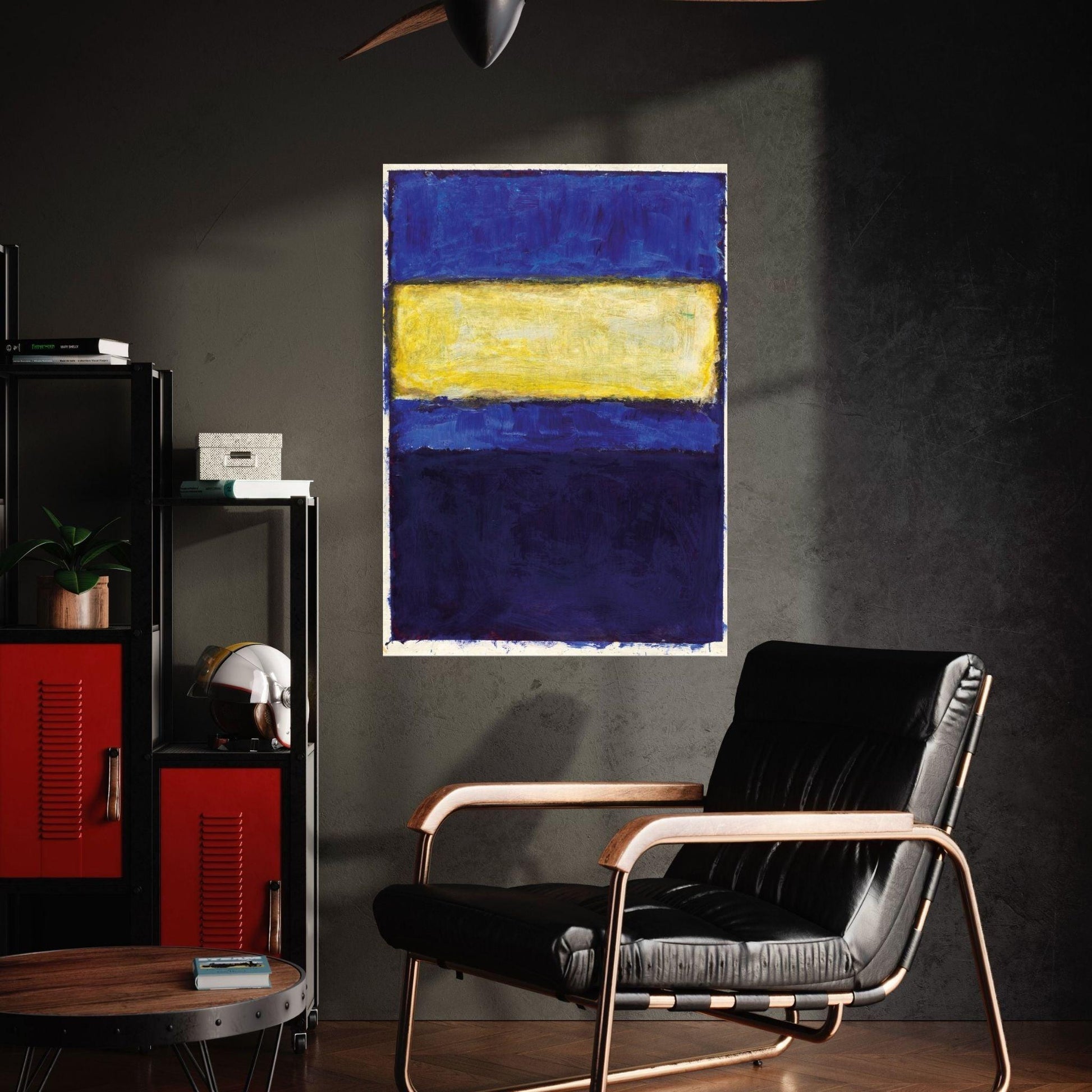 Mark Rothko Frame Canvas Poster Art Reproduction, Modern Art Expressionism Painting, Abstract Canvas Wall Art - Y Canvas