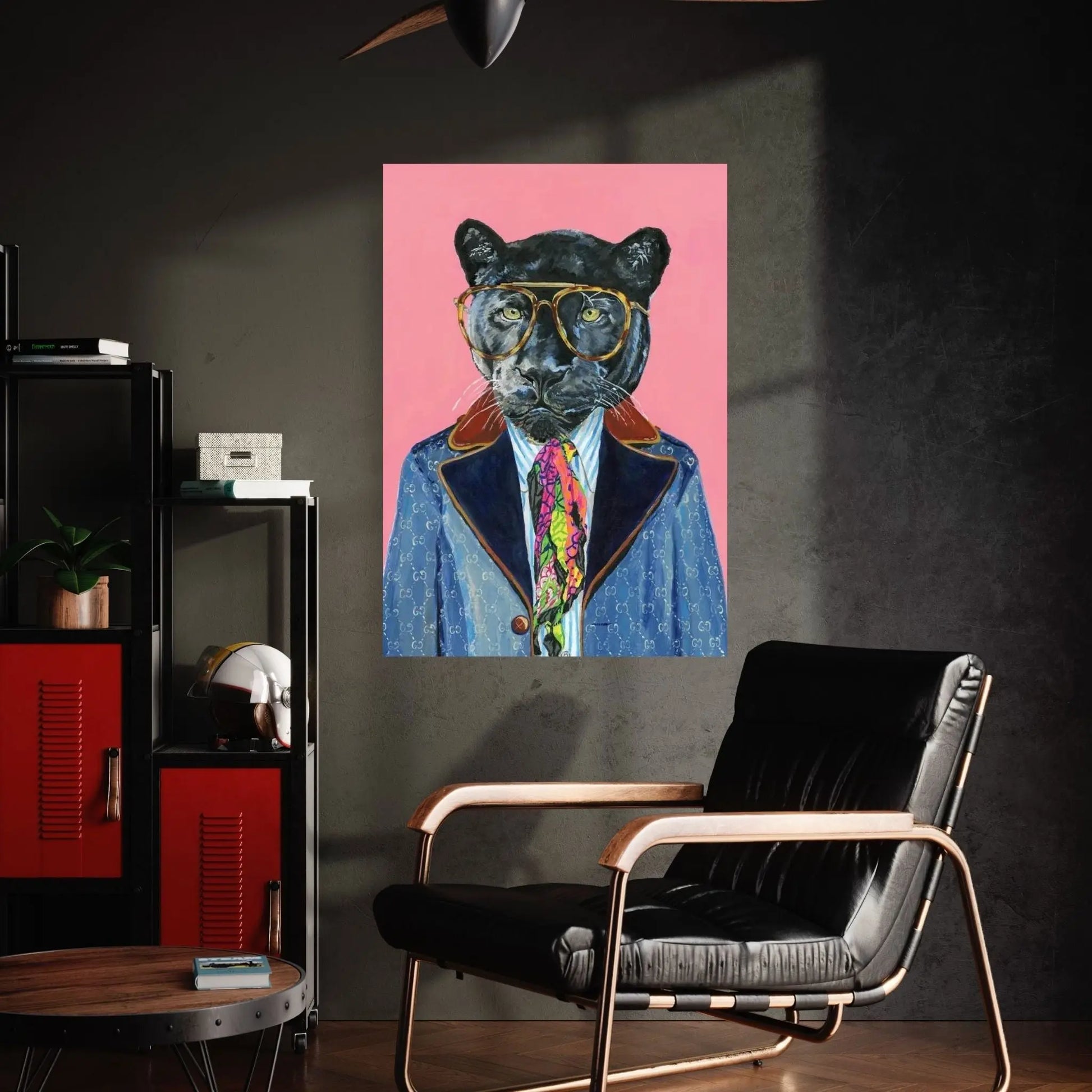 Gucci Panther Canvas Wall Art - Y Canvas