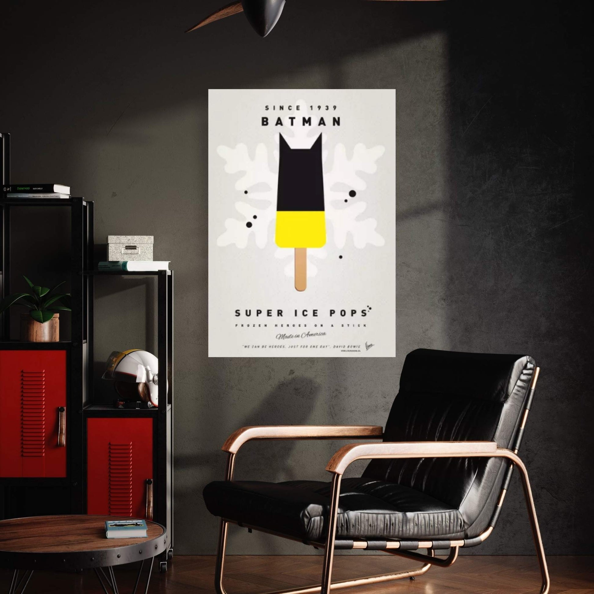 Superhero Ice Pop Batman Canvas Wall Art - Y Canvas