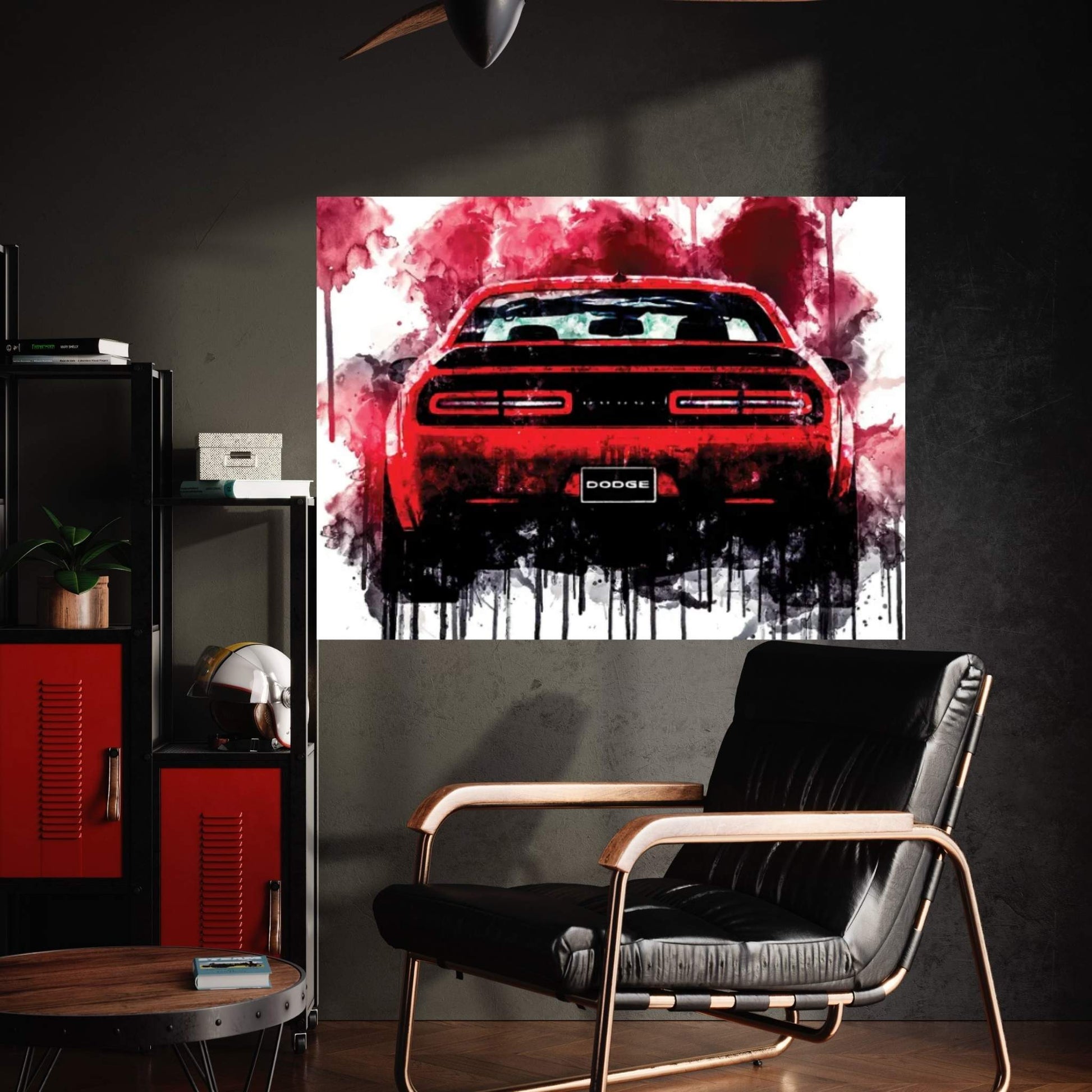 2018 Dodge Challenger SRT Demon Vehicle CDLXIV Canvas Wall Art - Y Canvas