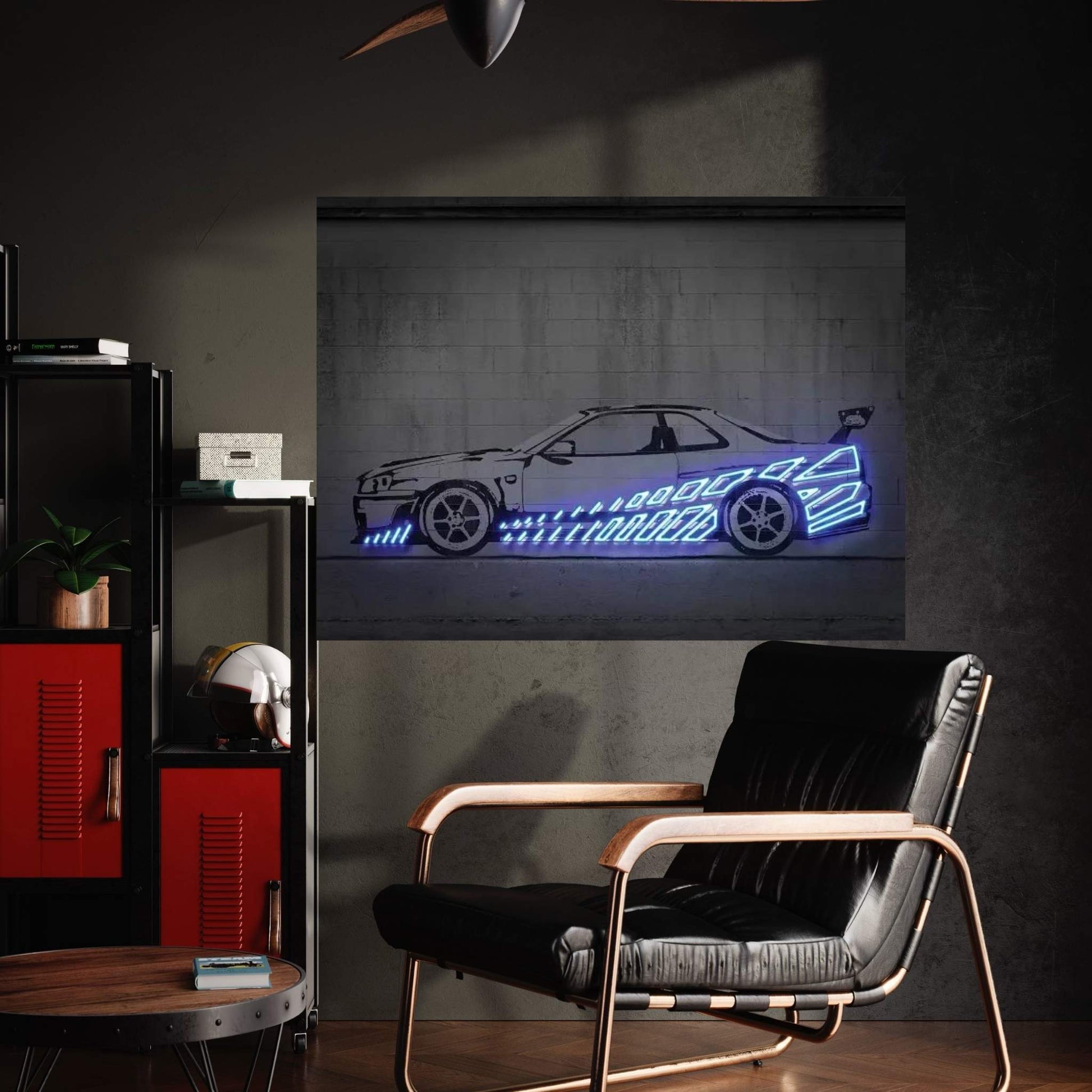 Skyline R34 Canvas Wall Art - Y Canvas