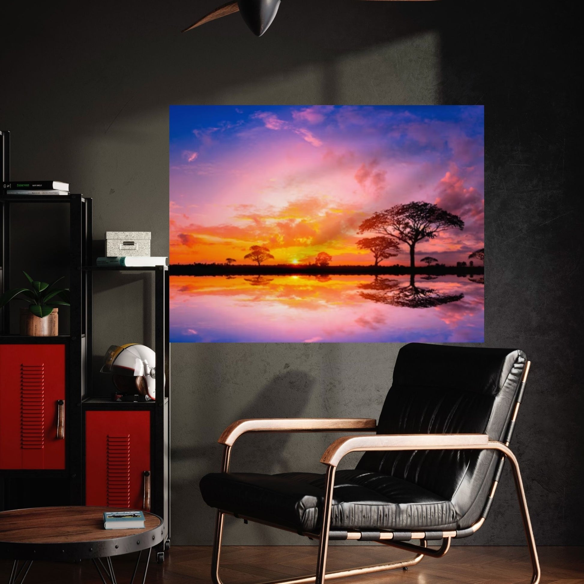 Sunset on the Beach Print on Canvas, Sunset Wall Art - Y Canvas