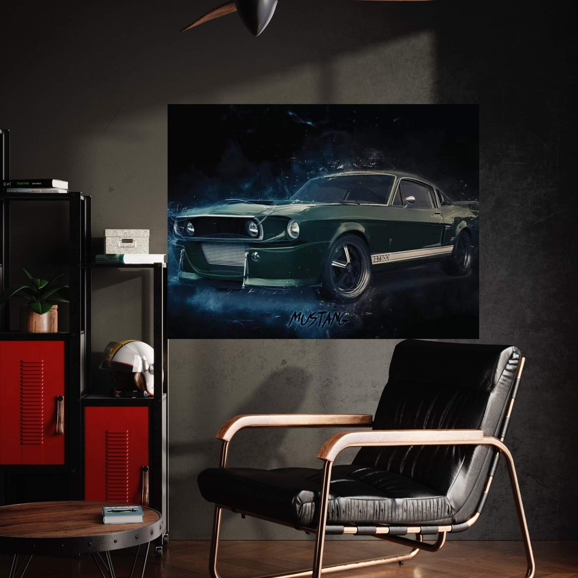 Mustang Eleanor Canvas Wall Art - Y Canvas