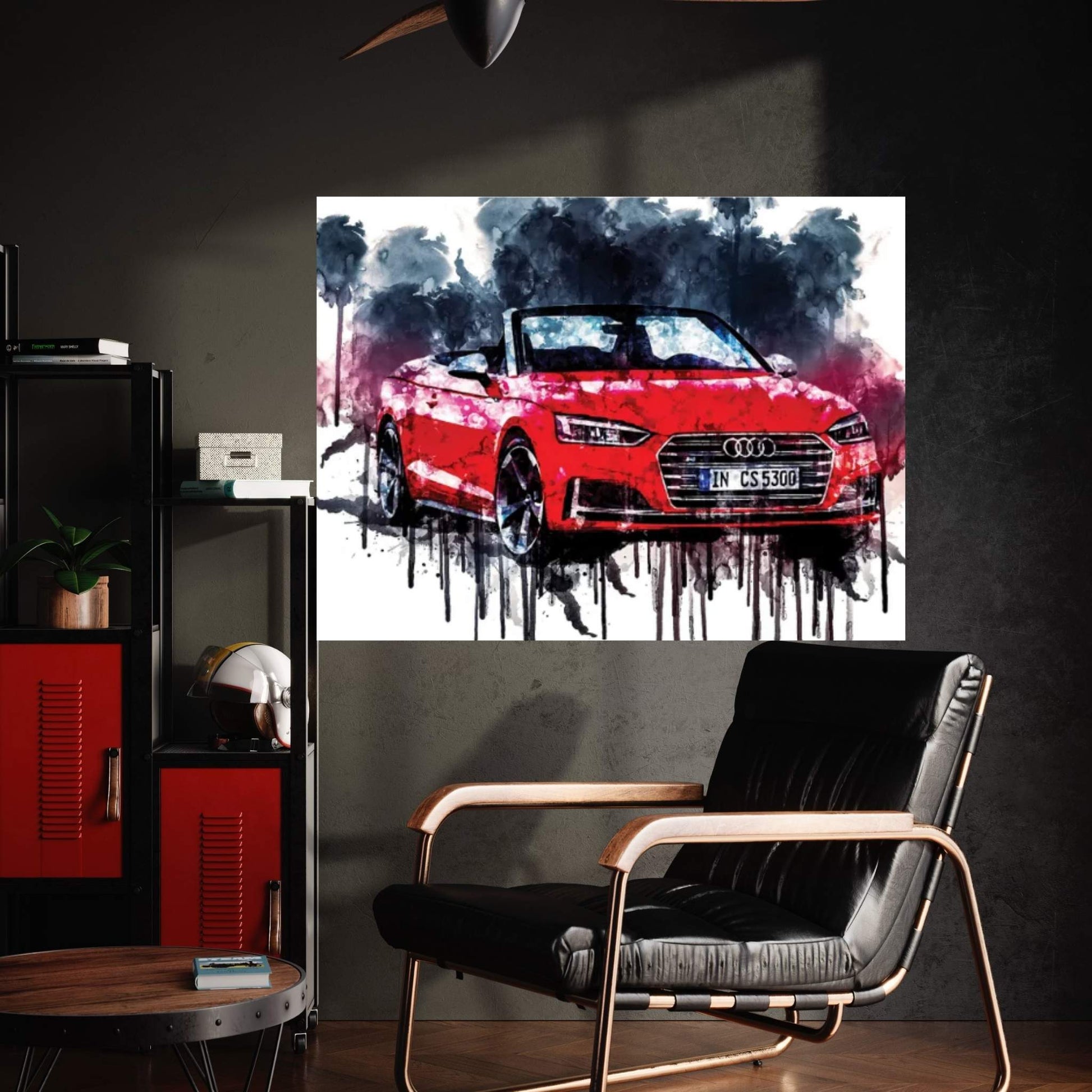 2017 Audi S5 Cabriolet Vehicle XIX Canvas Wall Art - Y Canvas