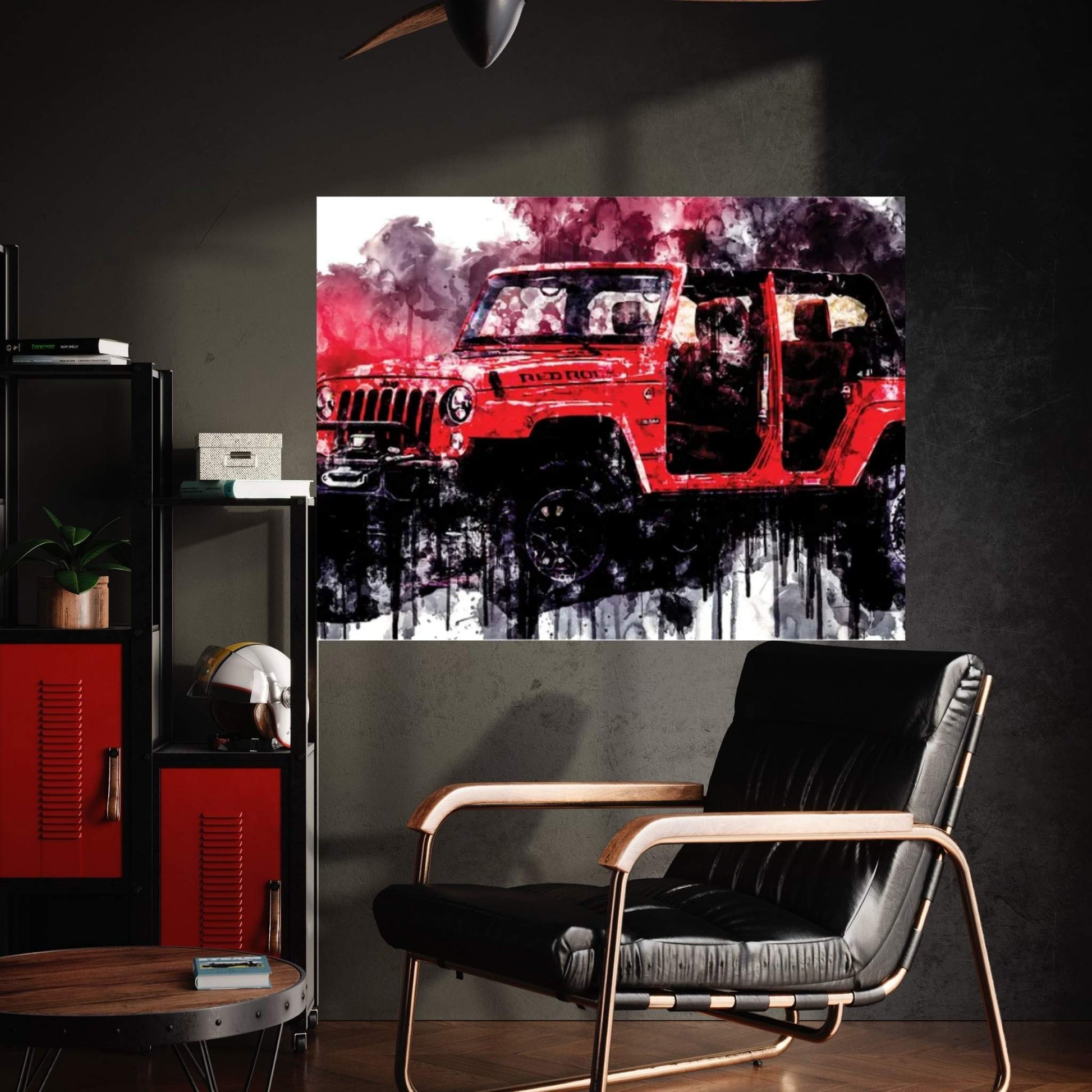 2017 Jeep Wrangler Red Rock Edition Canvas Wall Art - Y Canvas